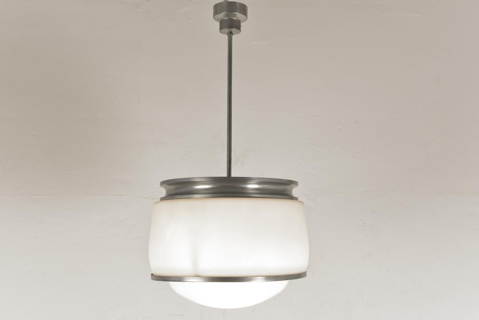Metal Pendant Lamp Kappa by Sergio Mazza for Artemide, Italy - 1960s For Sale