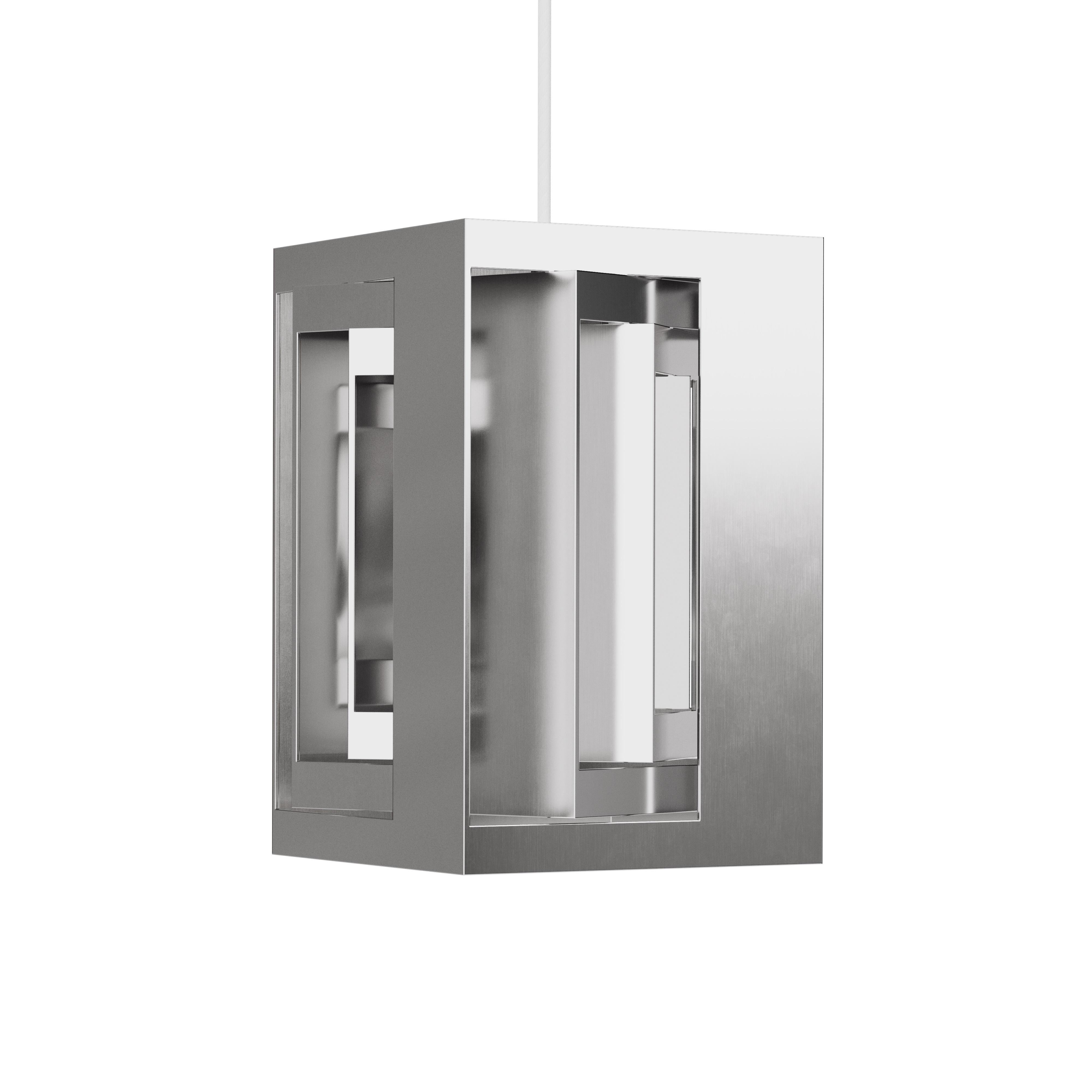 Hängeleuchte Kassablanka 190 signiert von Simon P Henningson für Lyfa

Natürliches eloxiertes Aluminium
T.190mm H.205mm
6m weißes Textil
Sockel: E14 Max 40W

KASSABLANKA, ein 1964 von Simon P. Henningsen entworfenes Meisterwerk der Beleuchtung,
