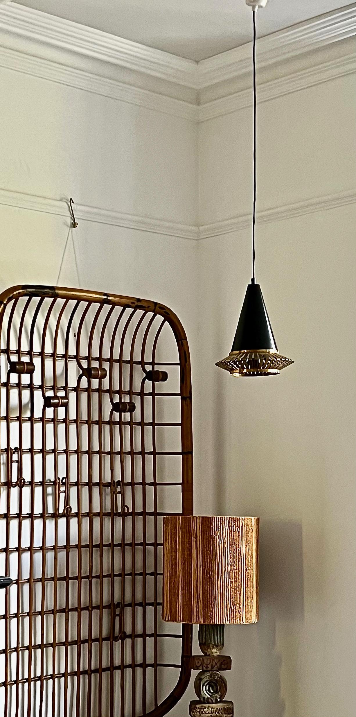 Pendant Lamp Model K 2-1 by Maria Lindeman for Idman of Finland Mid-20th Century For Sale 6