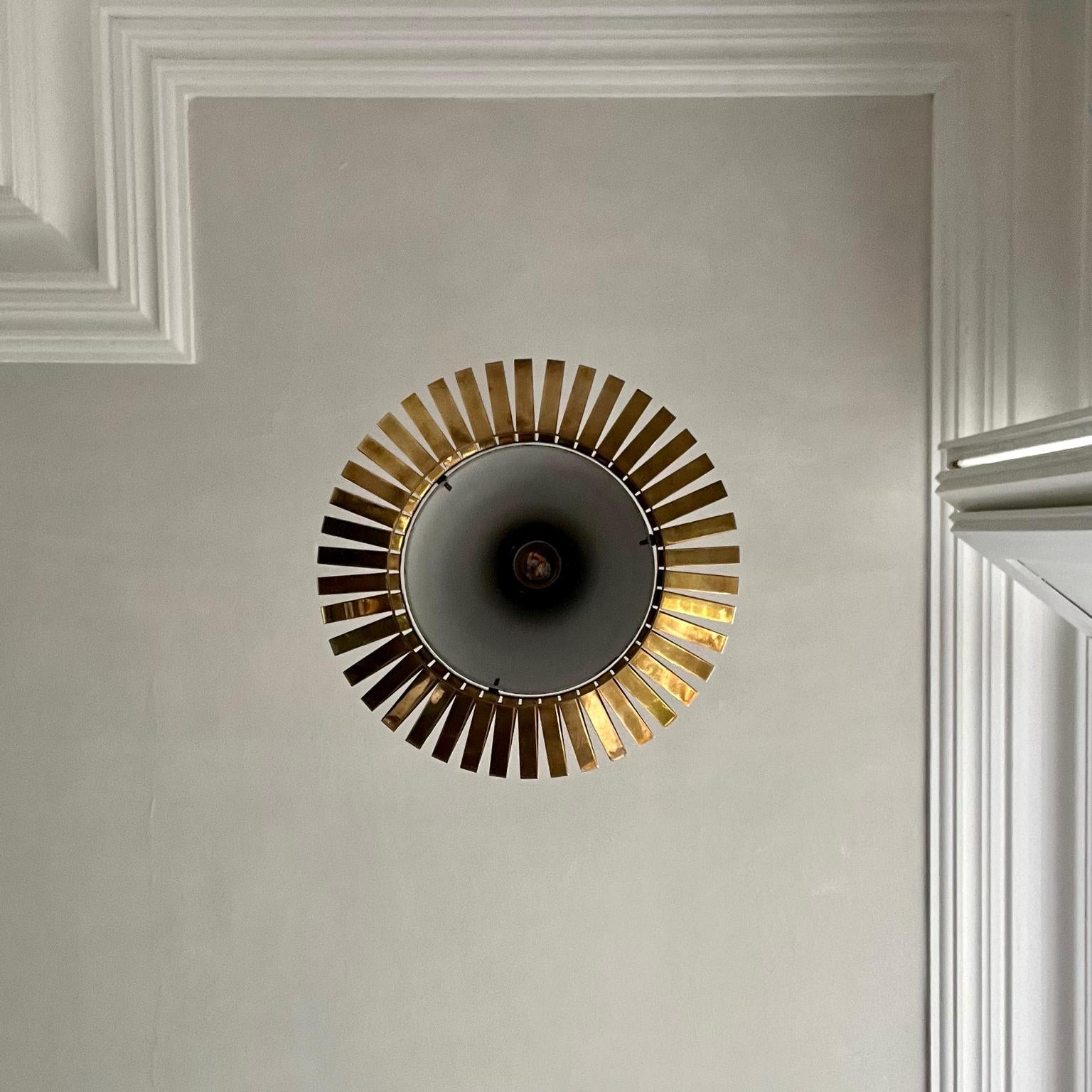 Lampe suspendue modèle K 2-1 par Maria Lindeman pour Idman of Finland Milieu du XXe siècle en vente 1