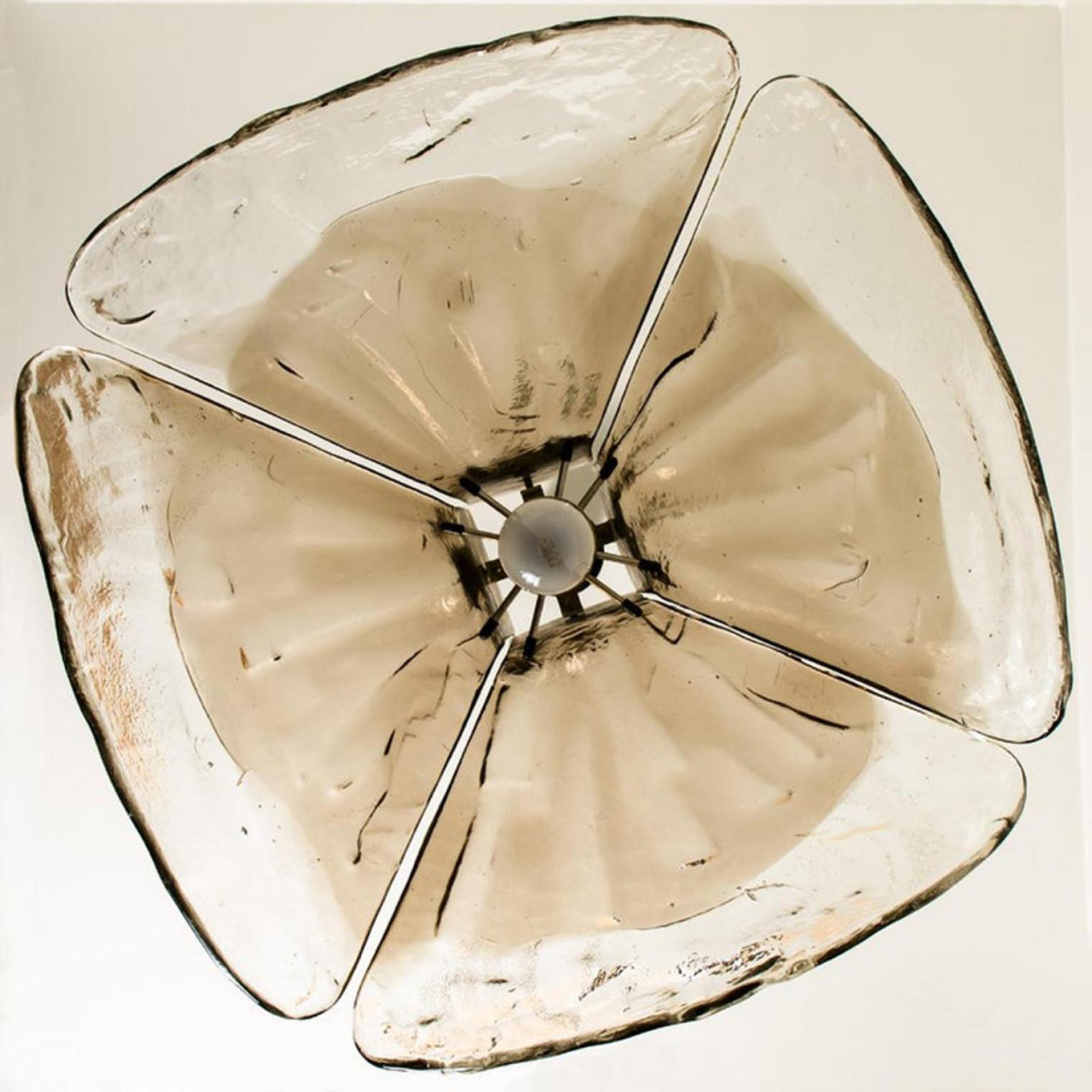 Italian Pendant Lamp Model LS185 by Carlo Nason for Mazzega For Sale