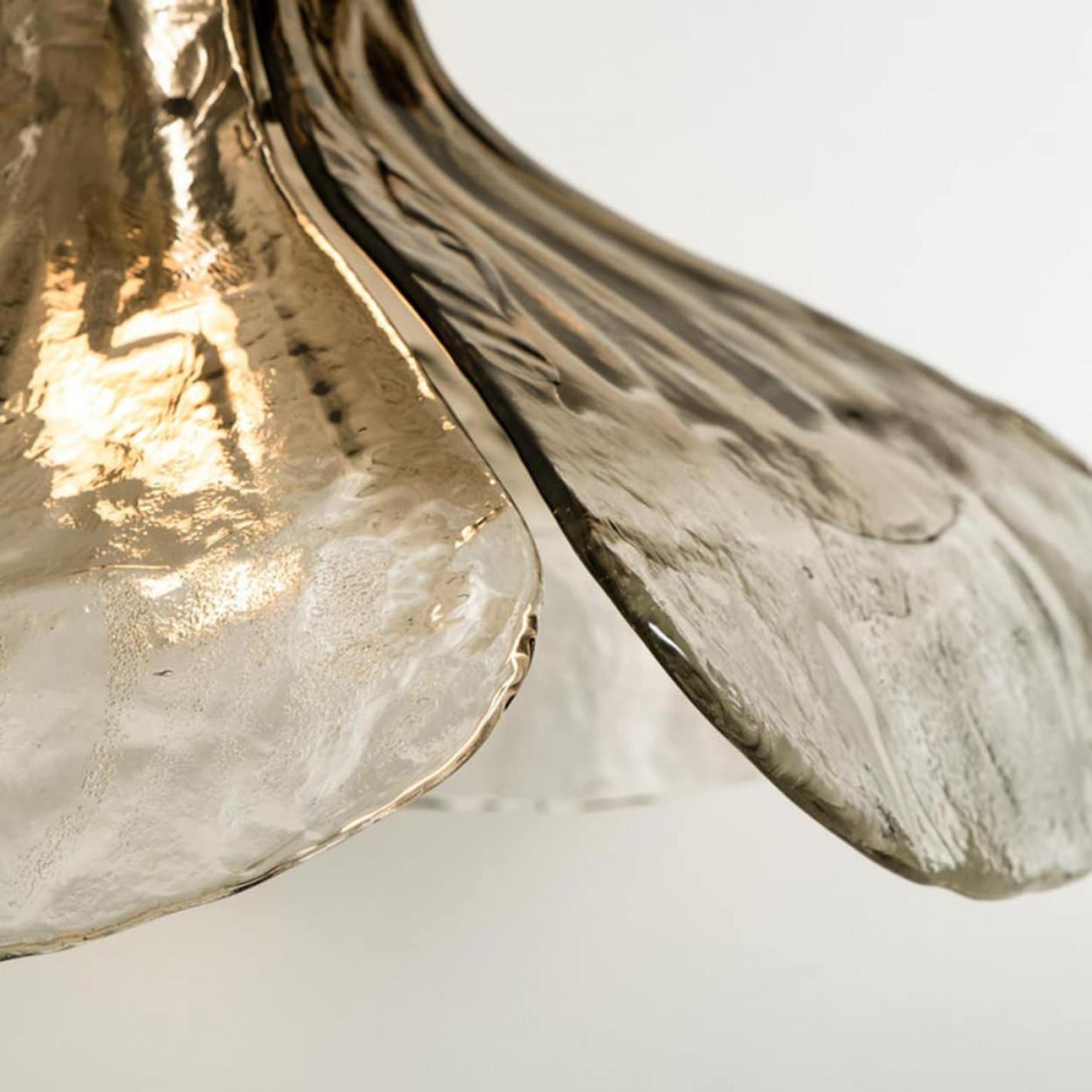 Pendant Lamp Model LS185 by Carlo Nason for Mazzega Metal en venta