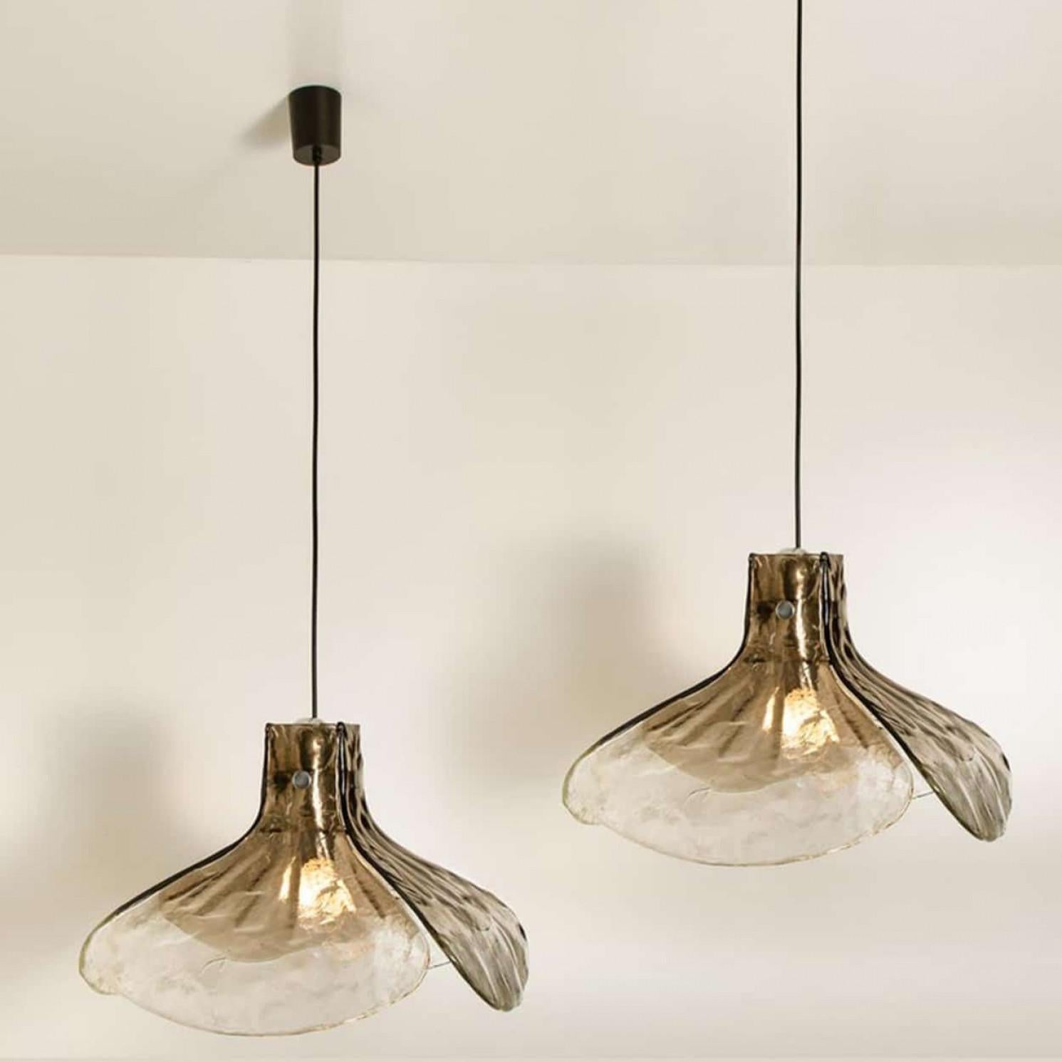 Pendant Lamp Model LS185 by Carlo Nason for Mazzega en venta 1