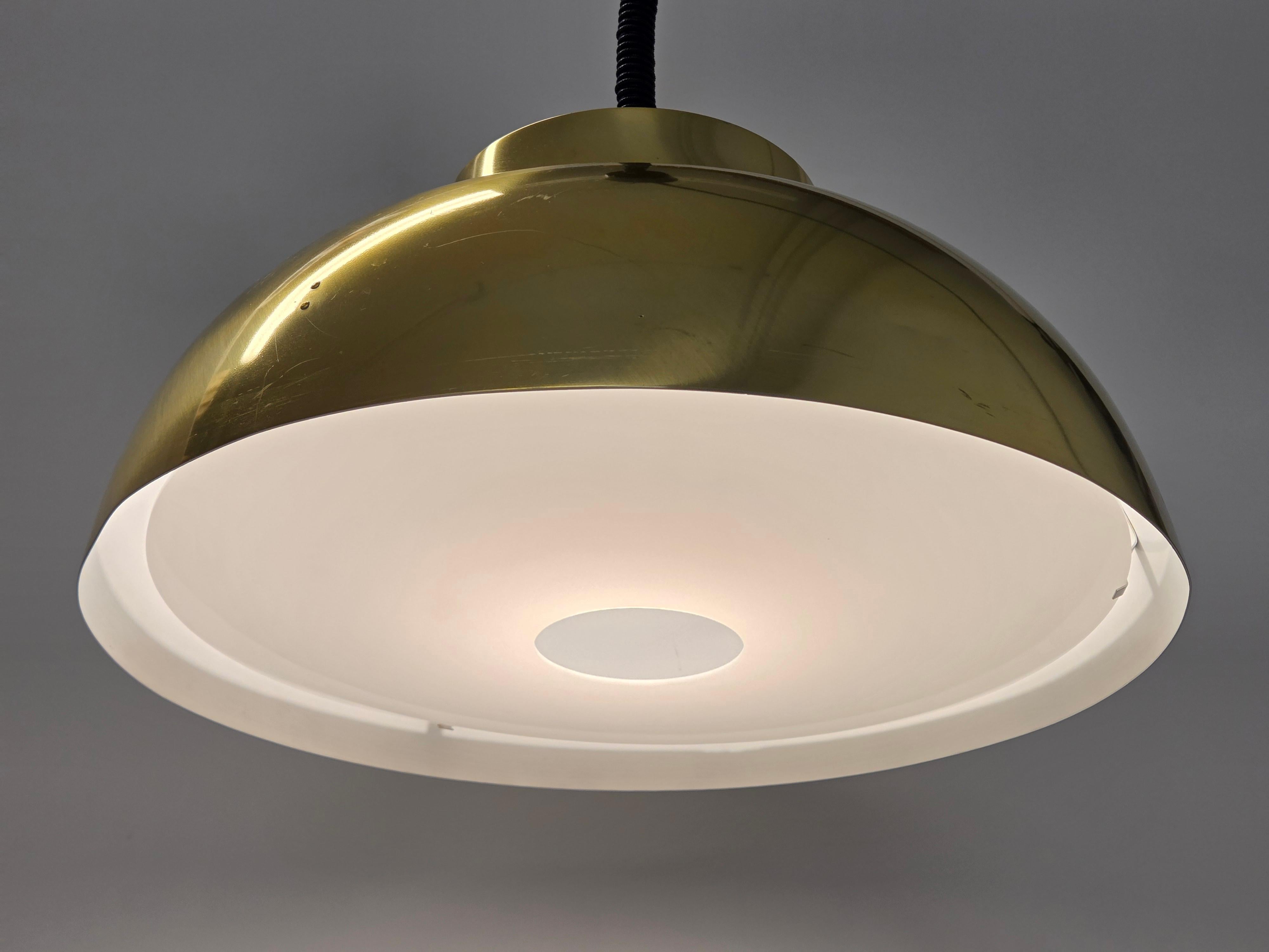 Scandinavo moderno Lampada a sospensione Pamela di Heikki Turunen per Orno Finlandia in vendita