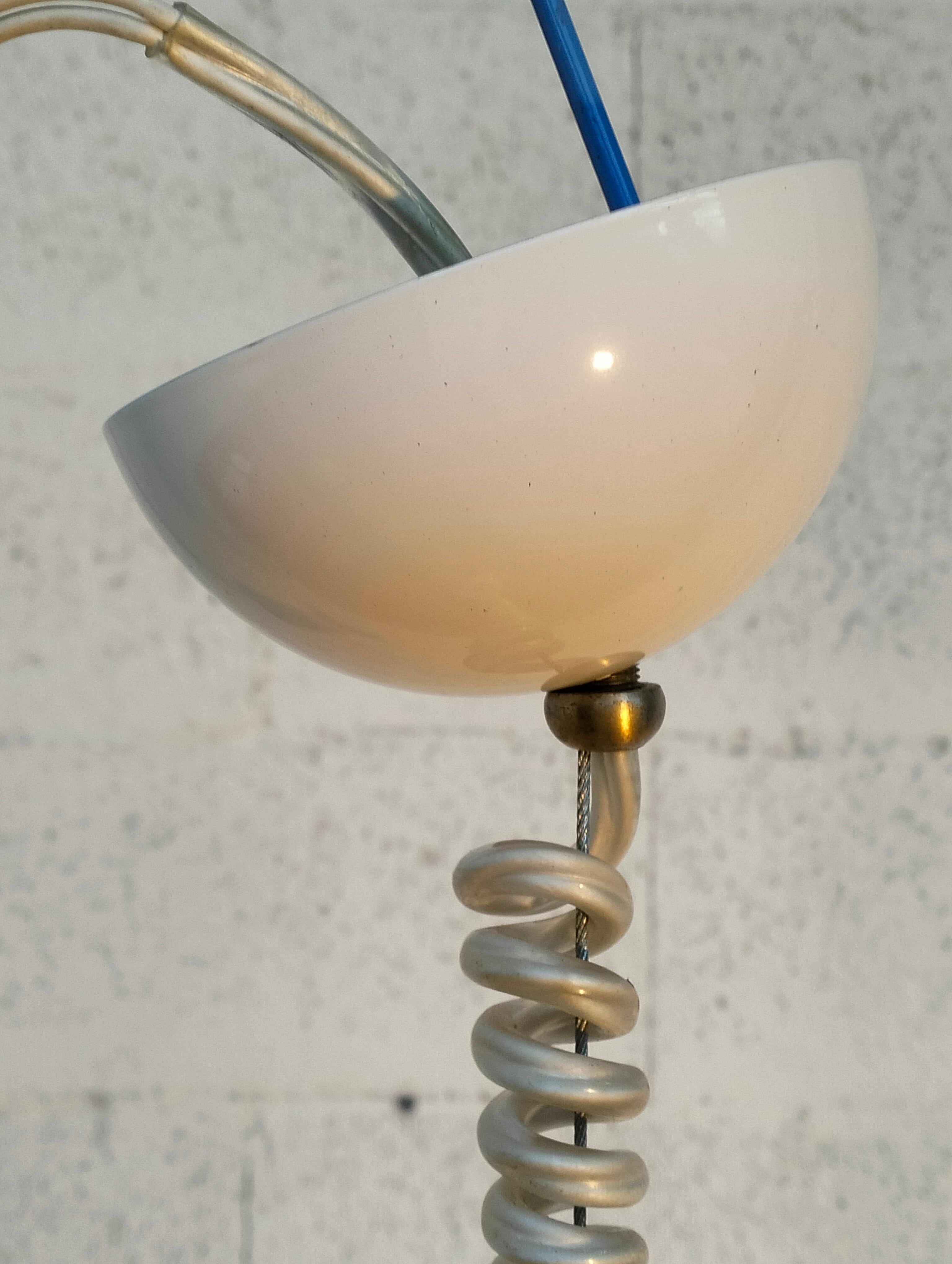 Glass Pendant Lamp Tokyo by Roberto Pamio and Renato Toso for Leucos 1960s-1970s For Sale