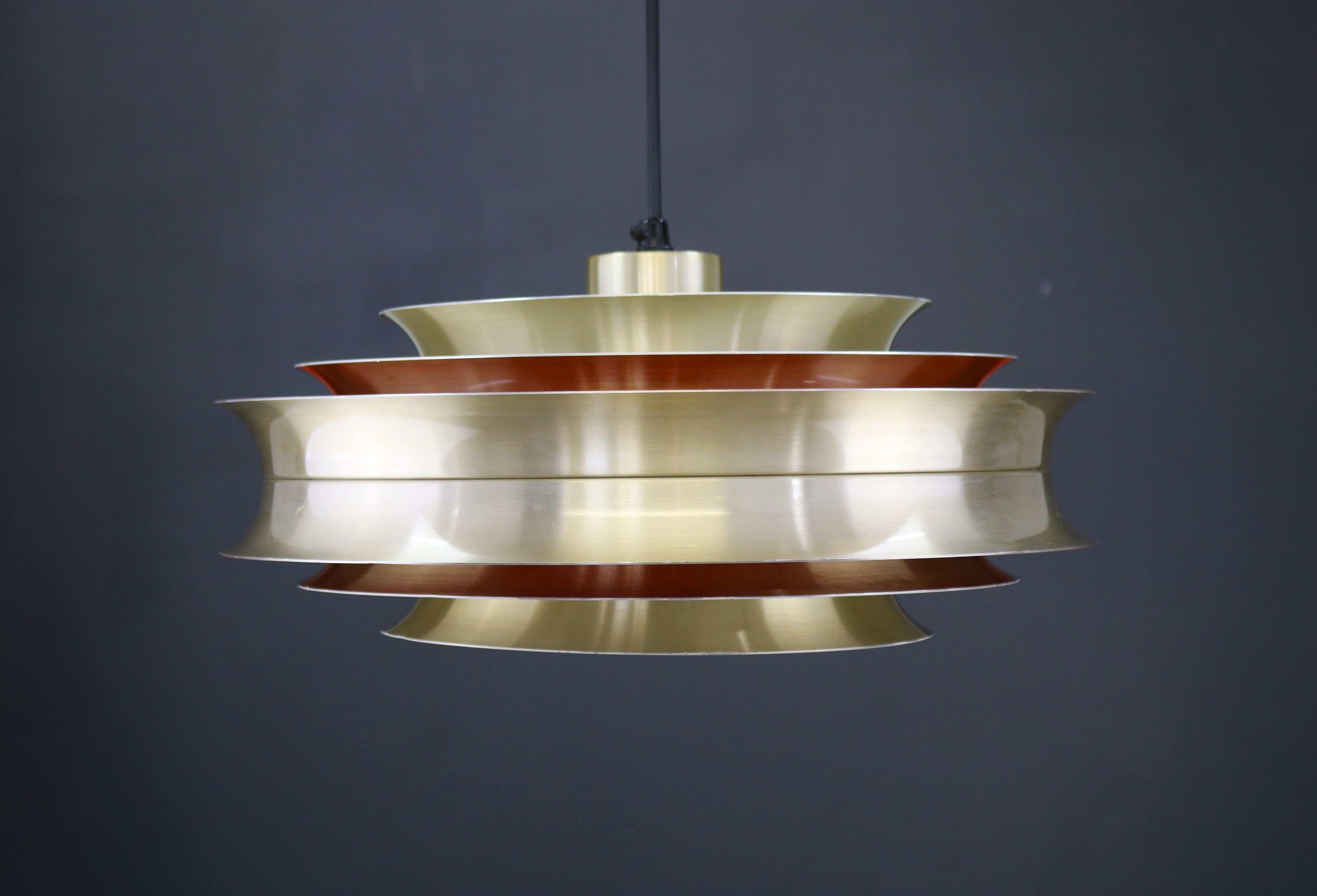 Swedish lamp designed by Sigurd Lindvist and made by the Carl Thore company. This model, the 