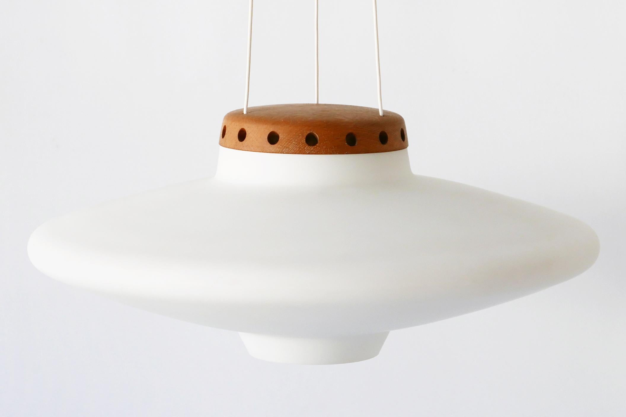 Pendant Lamp Ufo by Uno & Östen Kristiansson, 1950s for Luxus Vittsjö, Sweden 1