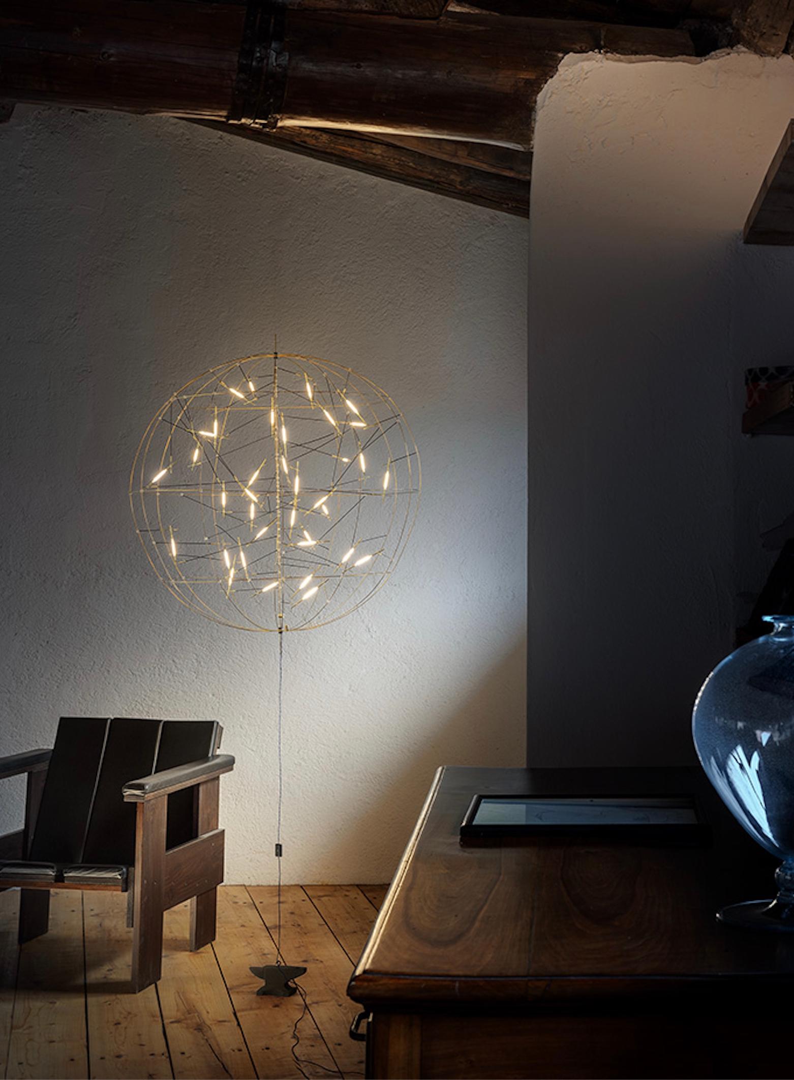 ¡Lámpara colgante con yunque / Lámpara de pie LED Catellani & Smith Pòta! 50 cm en Nuevo estado para la venta en Alcamo, IT