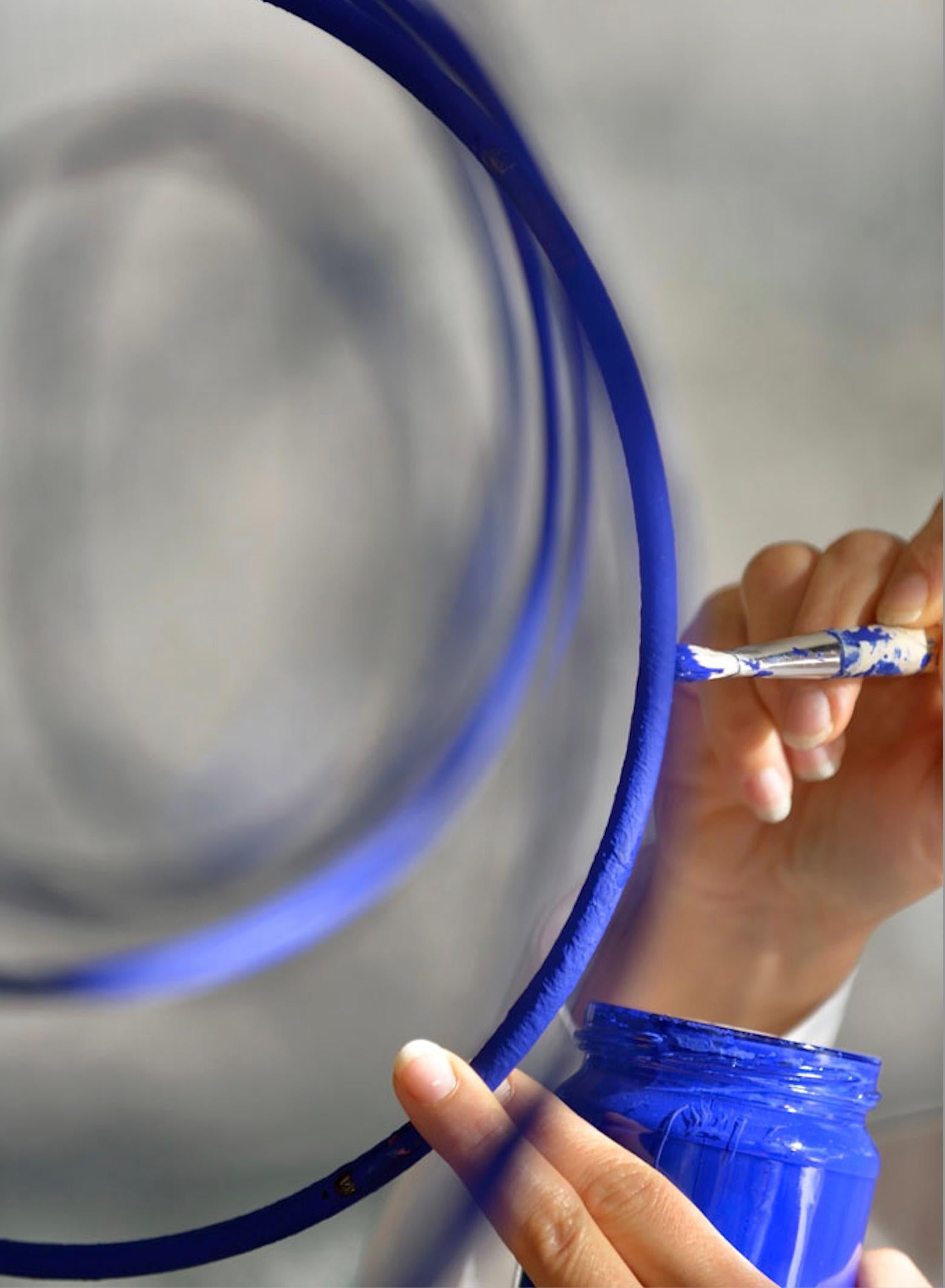 Metallo Lampada a sospensione con attacco a terra Smith & Smith Sorry Giotto Ø120cm 47,24