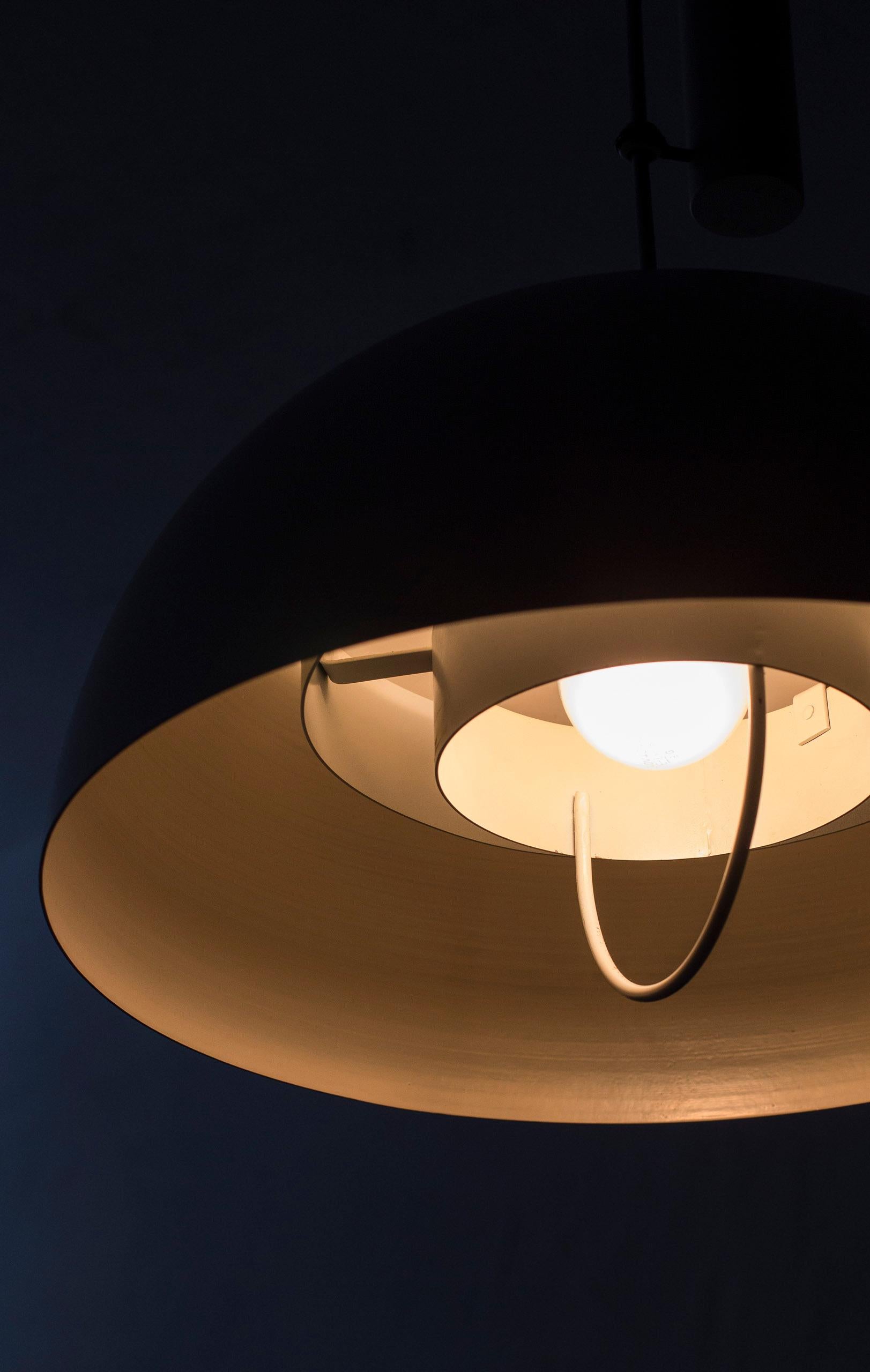 Pendant Lamps Attributed to Hans-Agne Jakobsson, Karlskron Lampfabrik, 1950s For Sale 4