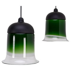Pendant Lamps by Peil and Putzler with Murano-Glas 1970s