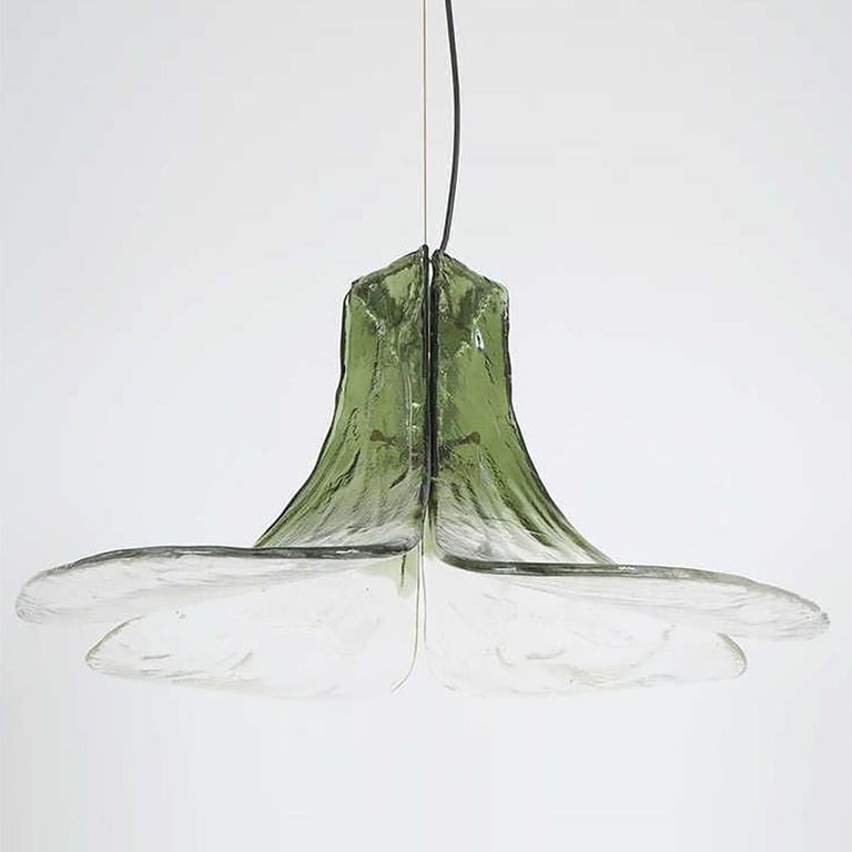 Pendant Lamps Model Ls185 by Carlo Nason for Mazzega For Sale at 1stDibs