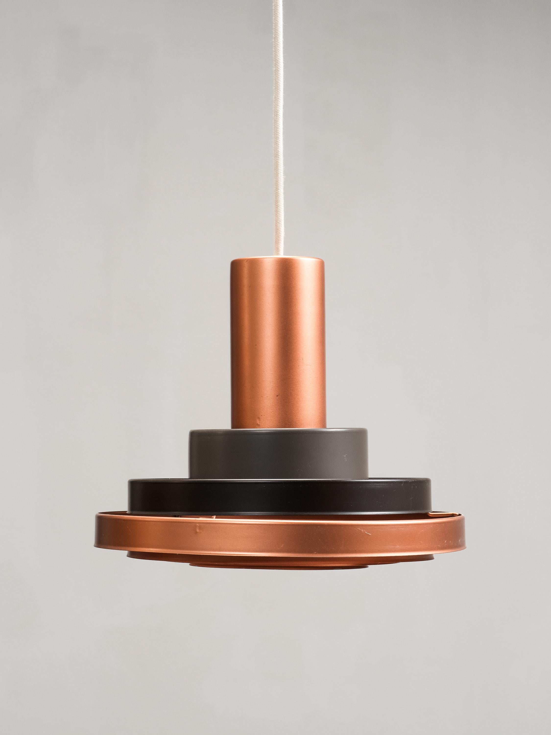 Finlandais Pendant Lamps Model 'Zop' by Heikki Turunen for Orno, 1970s en vente