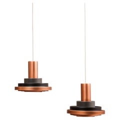 Pendant Lamps Model 'Zop' by Heikki Turunen for Orno, 1970s