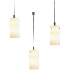 Pendant Lamps with White Glass Shade 180cm/70 in Length