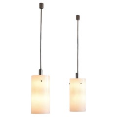 Pendant Lamps with White Glass Shade 180cm/70 in. Length