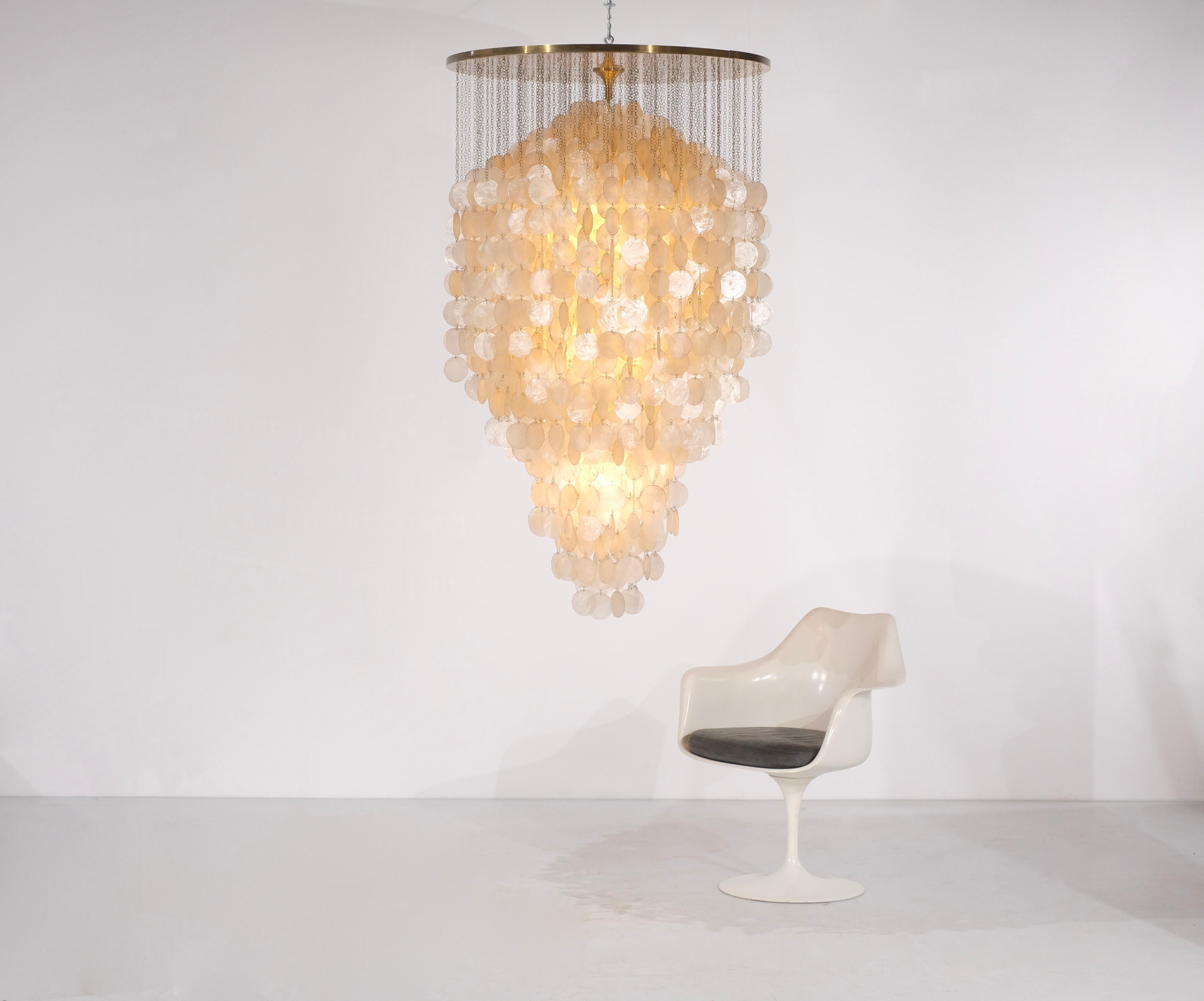 Danish    Pendant Light attributed by Verner Panton, 1960's. For Sale