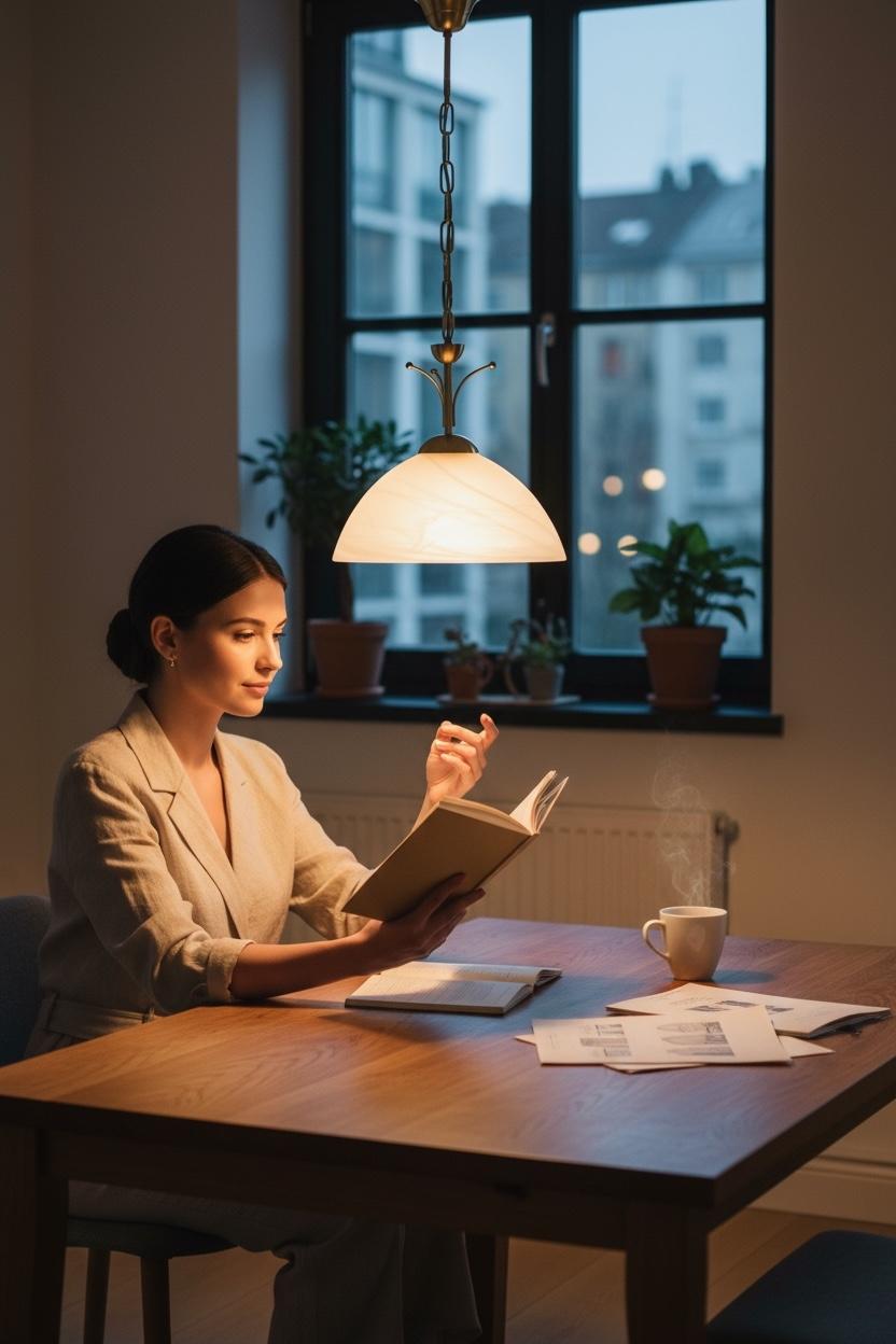 Lampada a sospensione in ottone e vetro color alabastro, EGLO Leuchten Austria in vendita 6