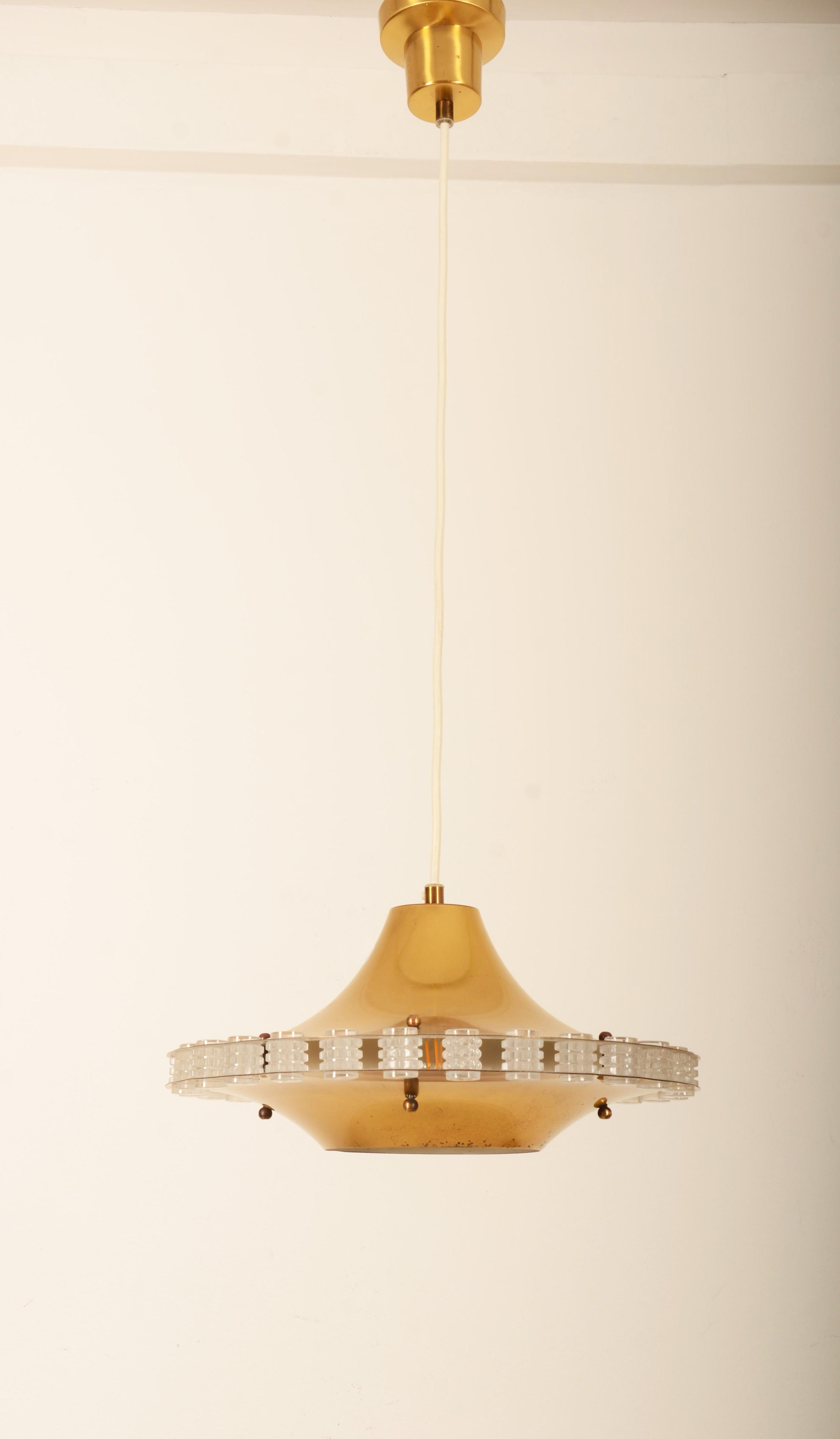 Late 20th Century Pendant Light by Ateljé Lyktan, 1970s For Sale