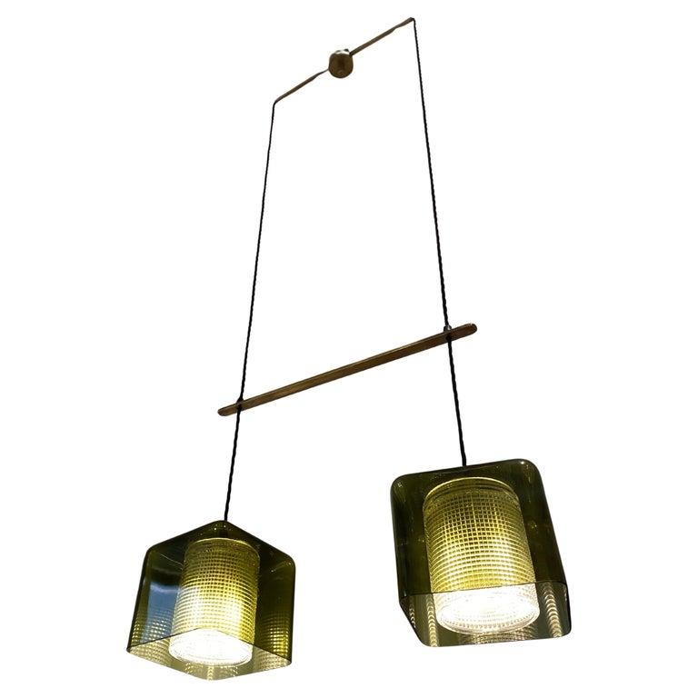 Metalwork Pendant light by Carl Fagerlund For Sale