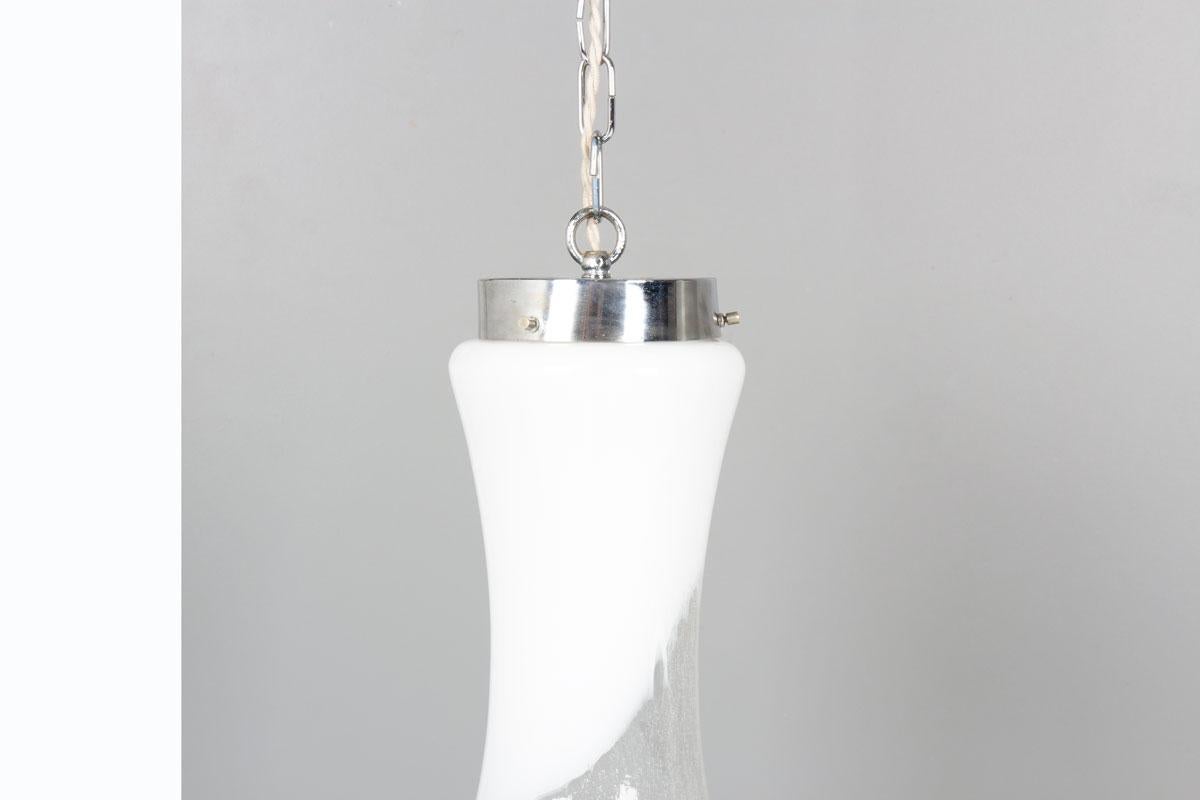 Italian Pendant light by Carlo Nason edition Mazzega, 1970s For Sale