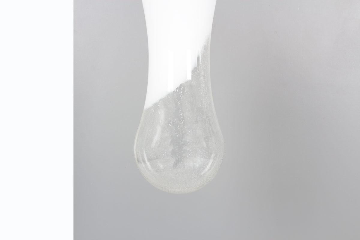 Pendant light by Carlo Nason edition Mazzega, 1970s In Good Condition For Sale In JASSANS-RIOTTIER, FR