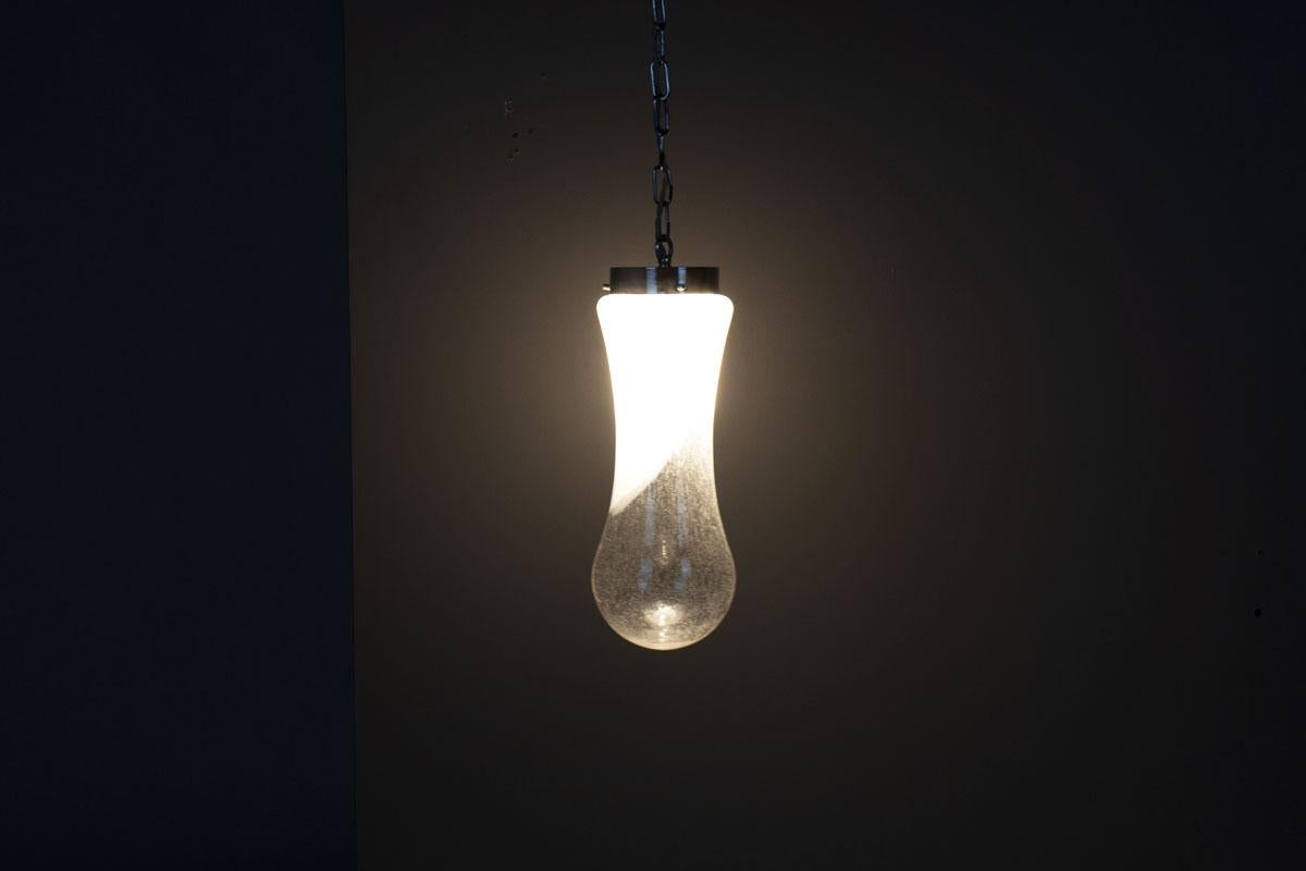 Pendant light by Carlo Nason edition Mazzega, 1970s For Sale 2