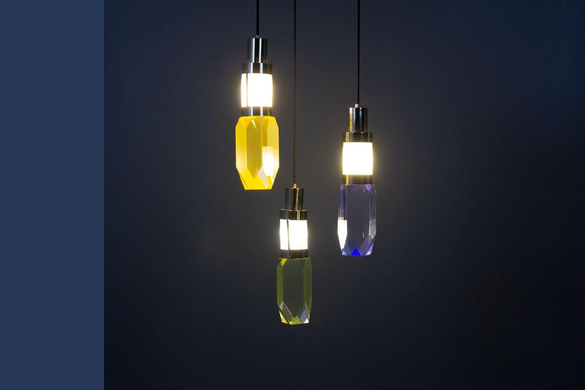 Lampada a sospensione di Gaetano Missaglia 1970 in vendita 2