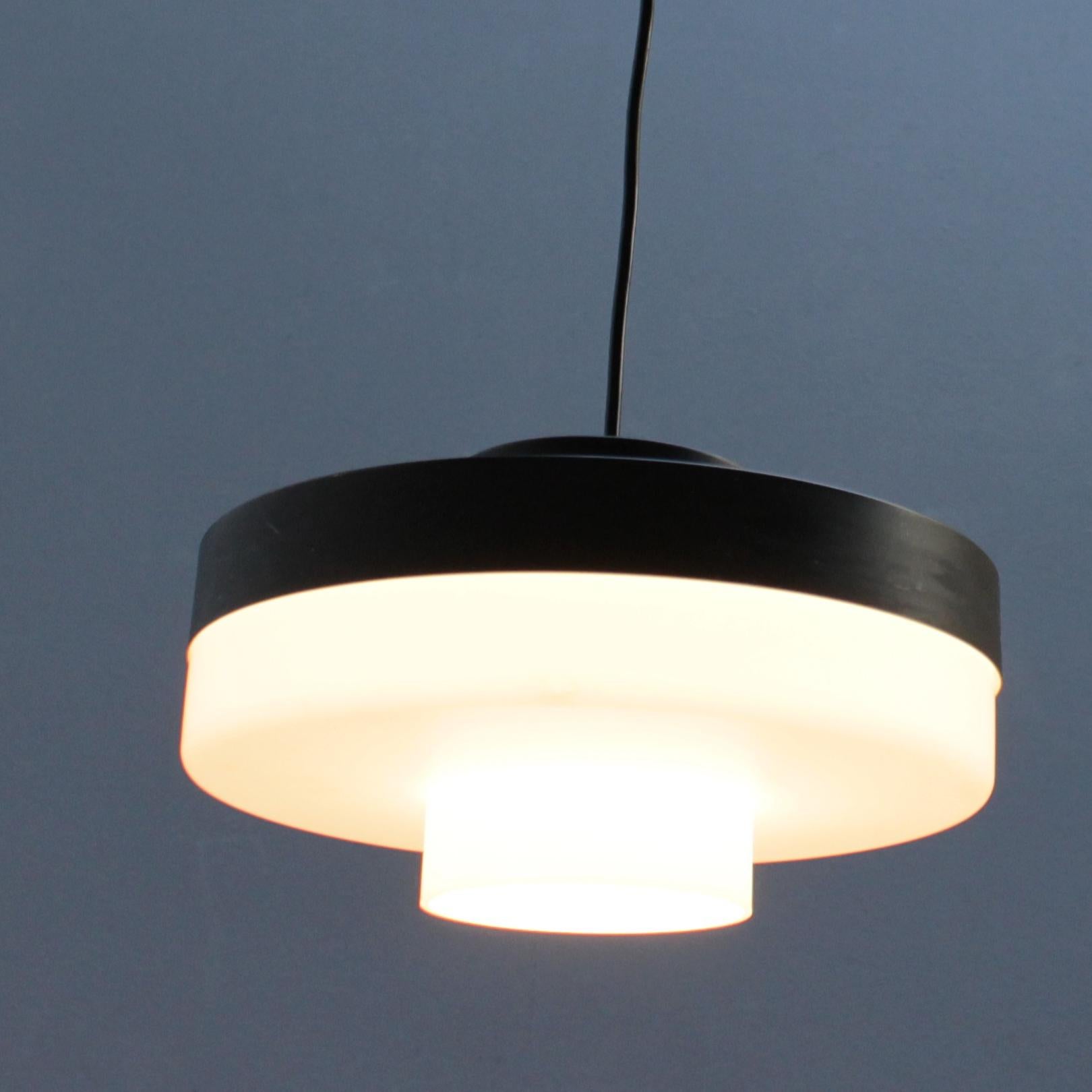 Lacquered Pendant Light by Li Helo for Raak, Amsterdam, 1968