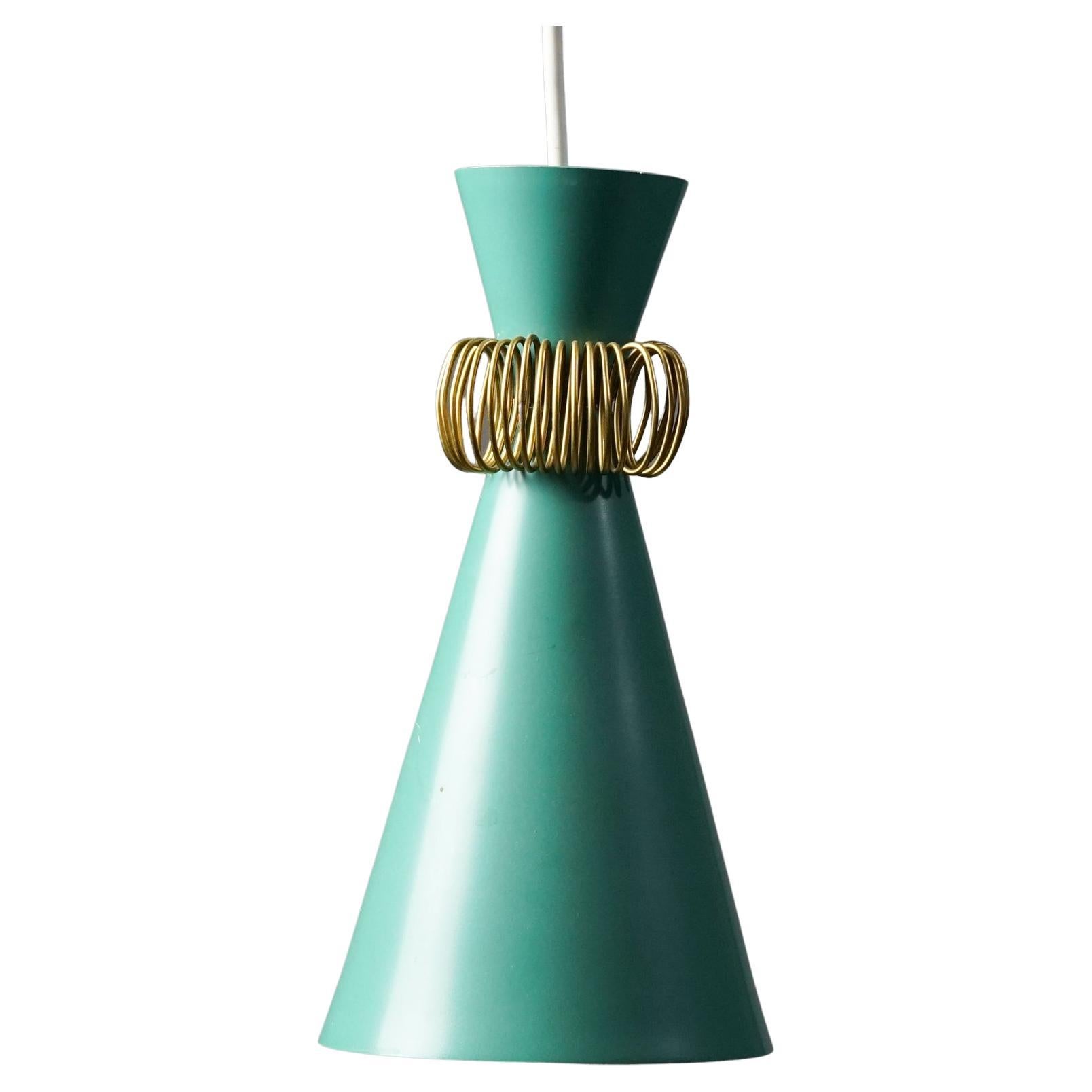 Pendant Light by Maria Lindeman for Idman, 1950s For Sale