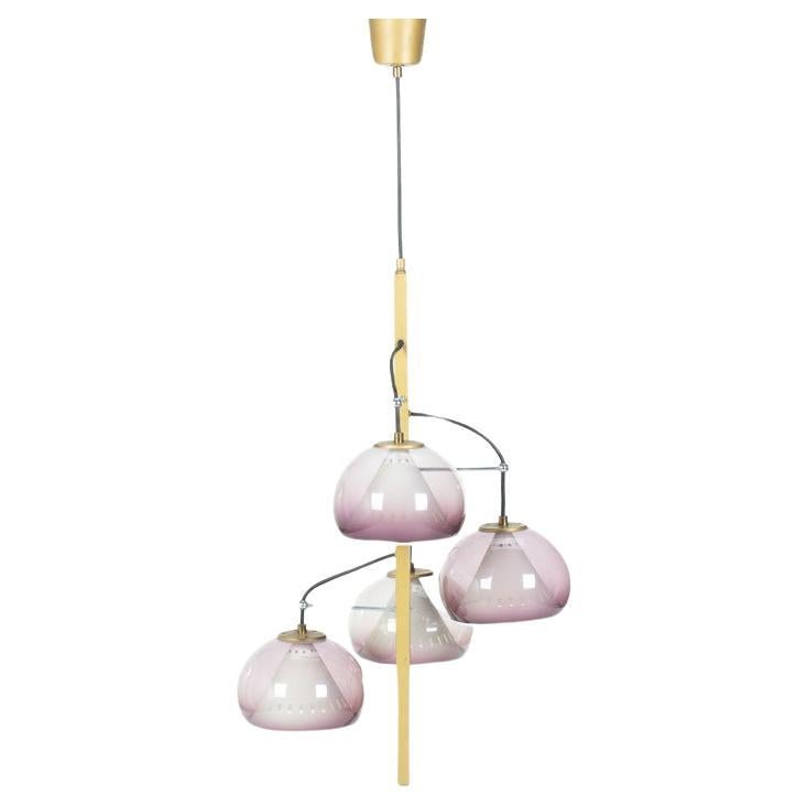 Pendant light by Stilux Milano edition 1965 For Sale