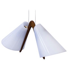 Lampe suspendue par Uno & Östen Kristiansson:: Luxus:: Suède:: années 1950