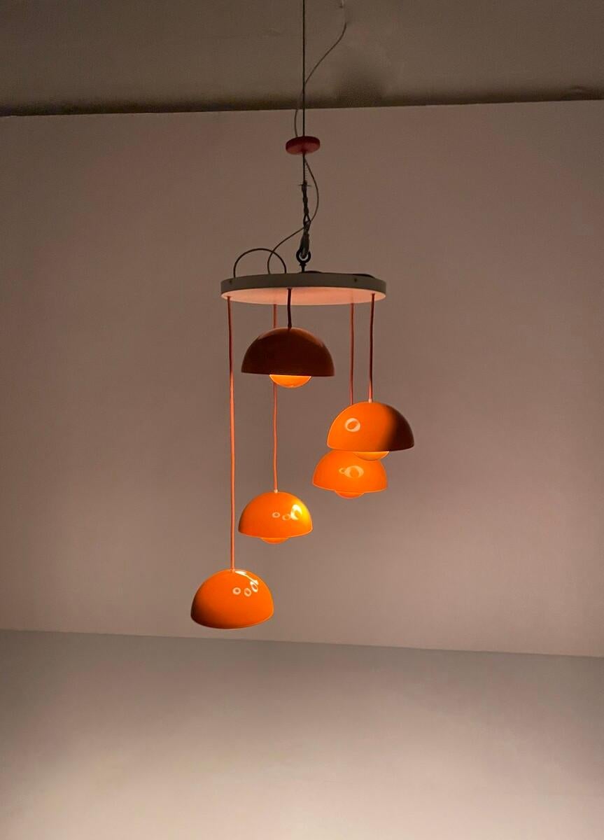 20ième siècle Lampe à suspension Verner Panton pour Louis Poulsen, Danemark, 1968 en vente