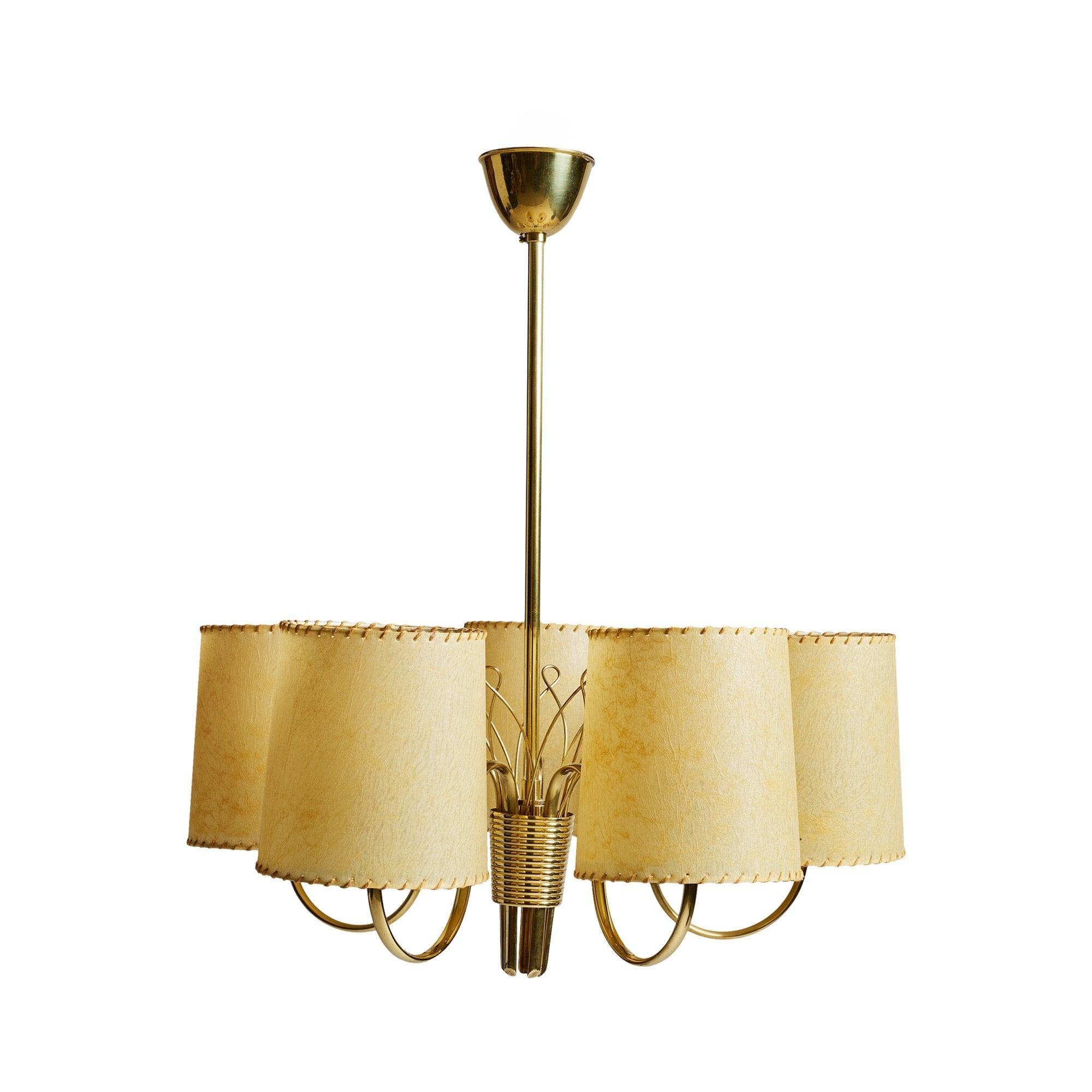 Finlandais Lampe à suspension Paavo Tynell pour Taito Oy, années 1940 en vente