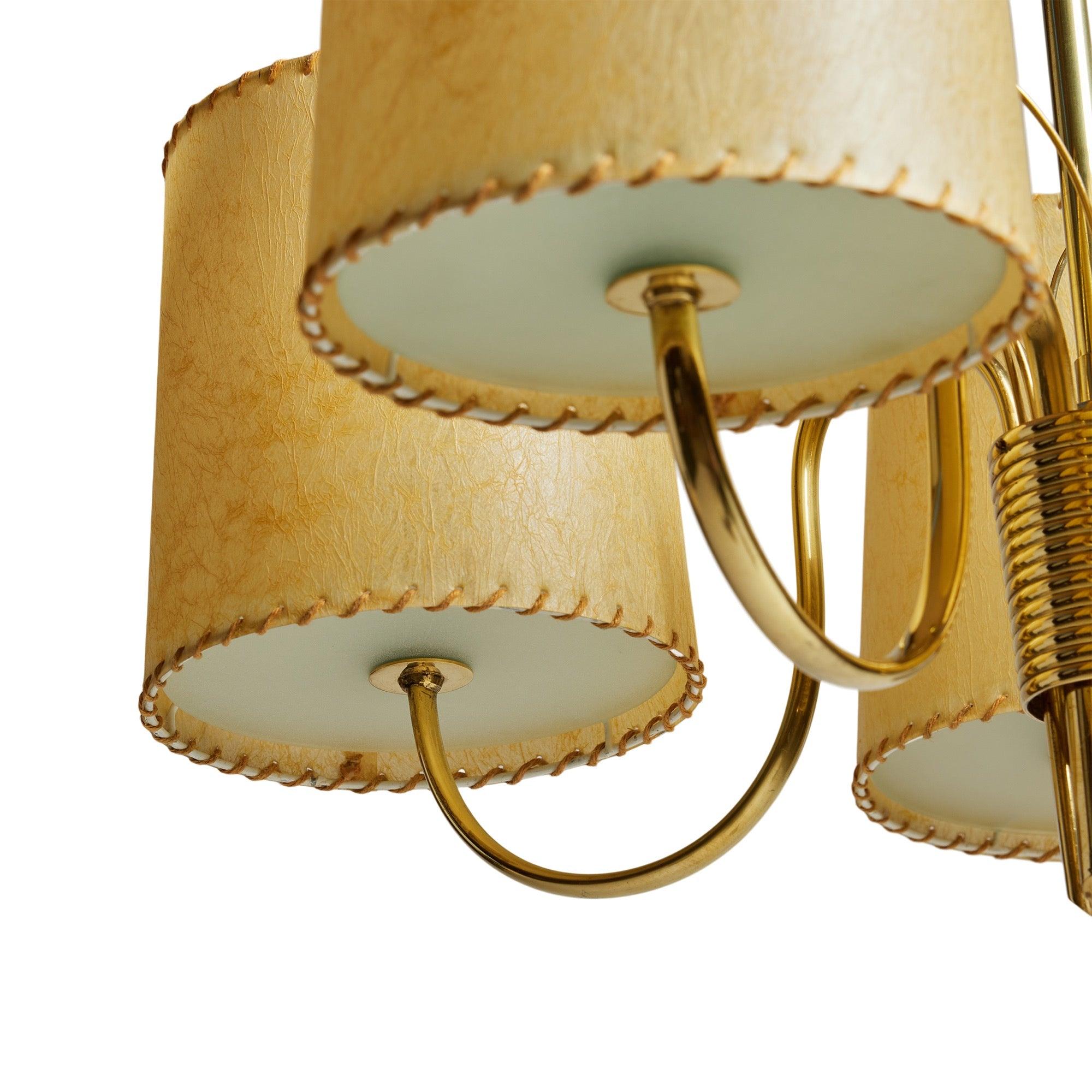 Lampe à suspension Paavo Tynell pour Taito Oy, années 1940 Excellent état - En vente à Sagaponack, NY