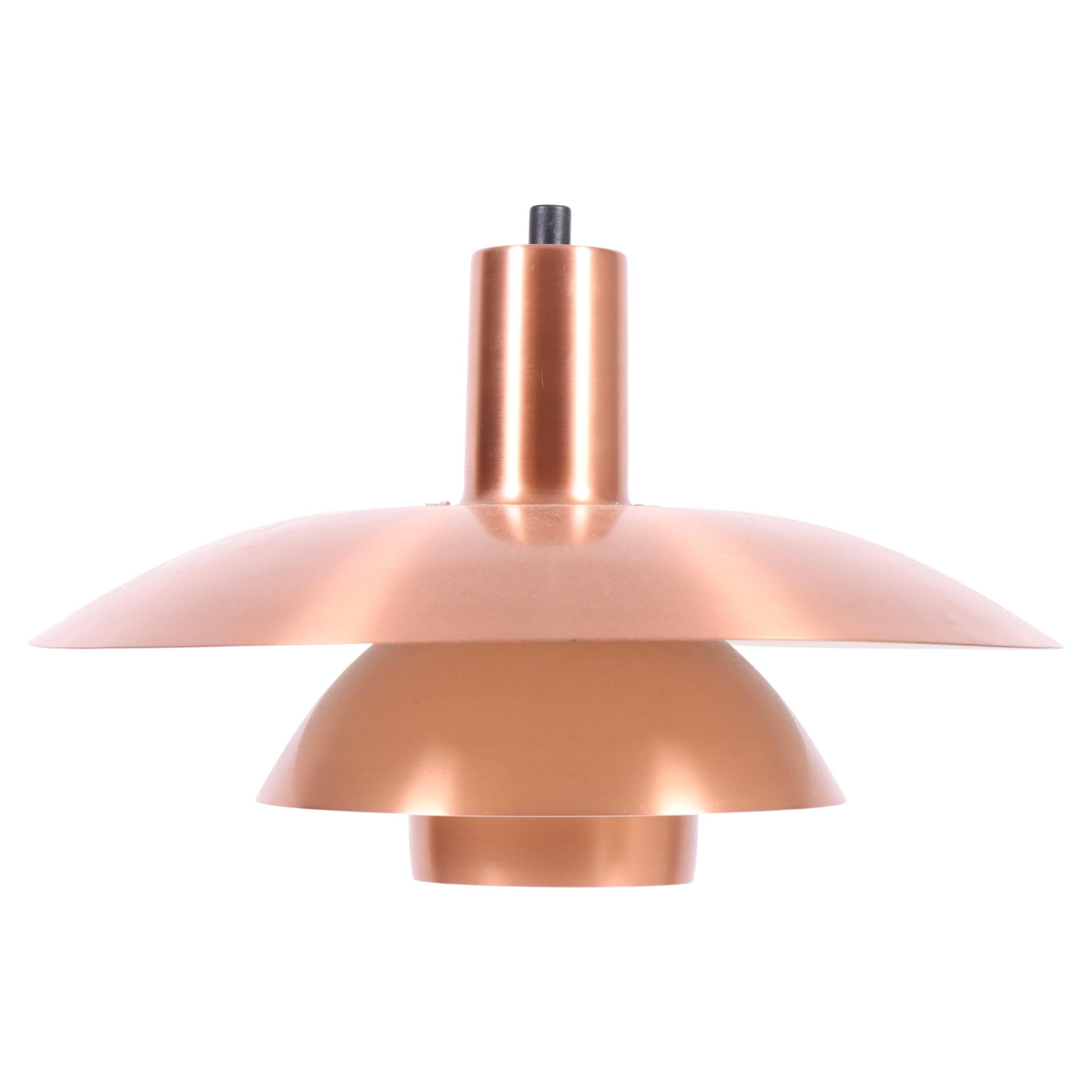 Pendant Light in Copper by Poul Henningsen, 1980s For Sale
