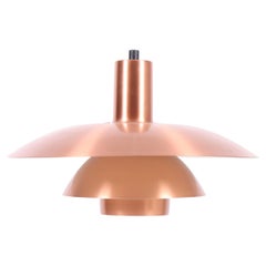 Pendant Light in Copper by Poul Henningsen, 1980s