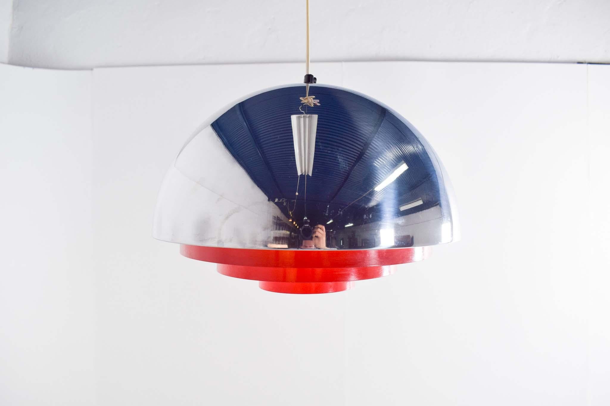 Danois Lampe à suspension Milieu de Jo Hammerborg pour Fog & Morup, 1970 en vente