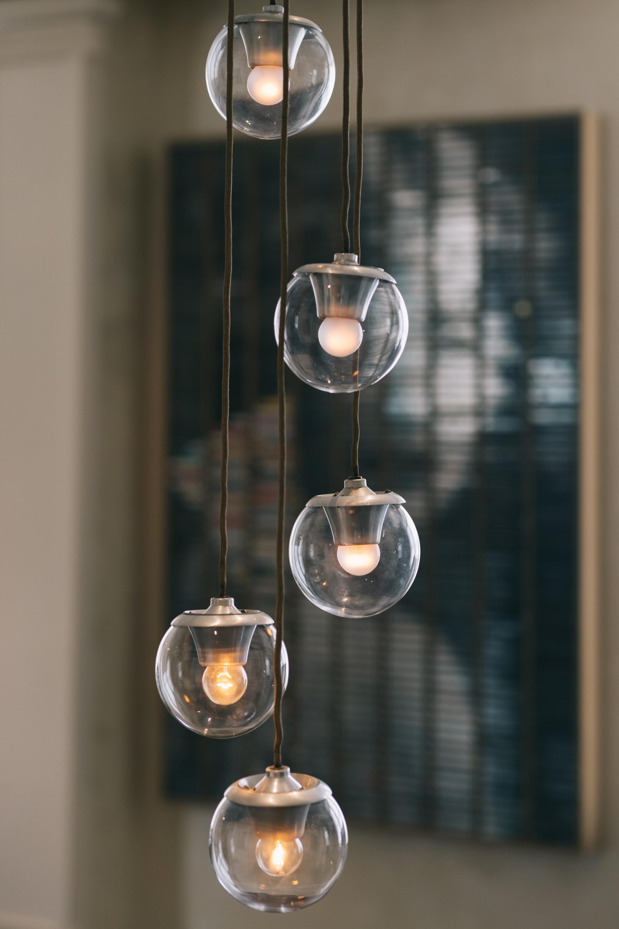 Pendant Light Model 2095, Gino Sarfatti, 1958 Italiano en venta