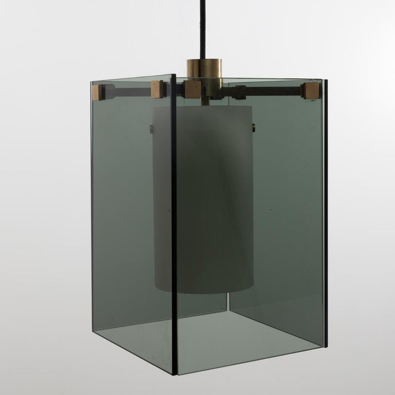Pendant Light, Model 2211, Max Ingrand, Fontana Arte 'Italy' In Good Condition For Sale In Brussels, BE