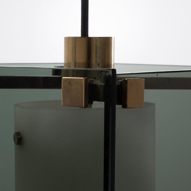 Glass Pendant Light, Model 2211, Max Ingrand, Fontana Arte 'Italy' For Sale