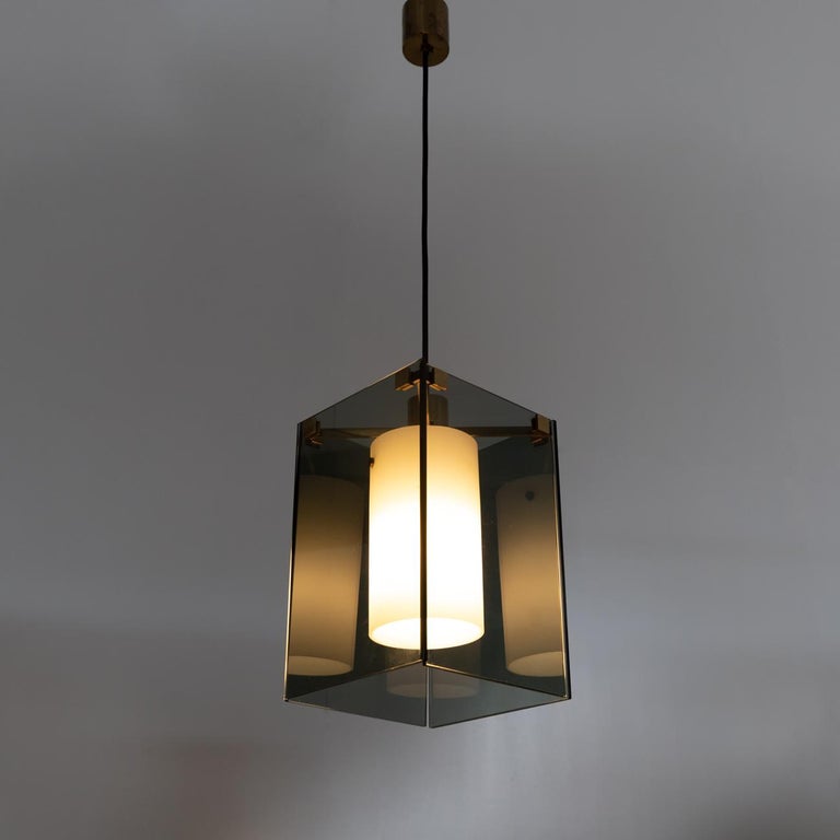 Pendant Light, Model 2211, Max Ingrand, Fontana Arte 'Italy' For Sale 1