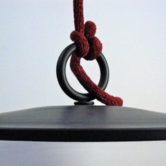 Pendant Light "Slight" Led Disc Panel, Handmade in Italy