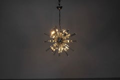 Pendant light Sputnik in Murano glass, Italy 1970s style.