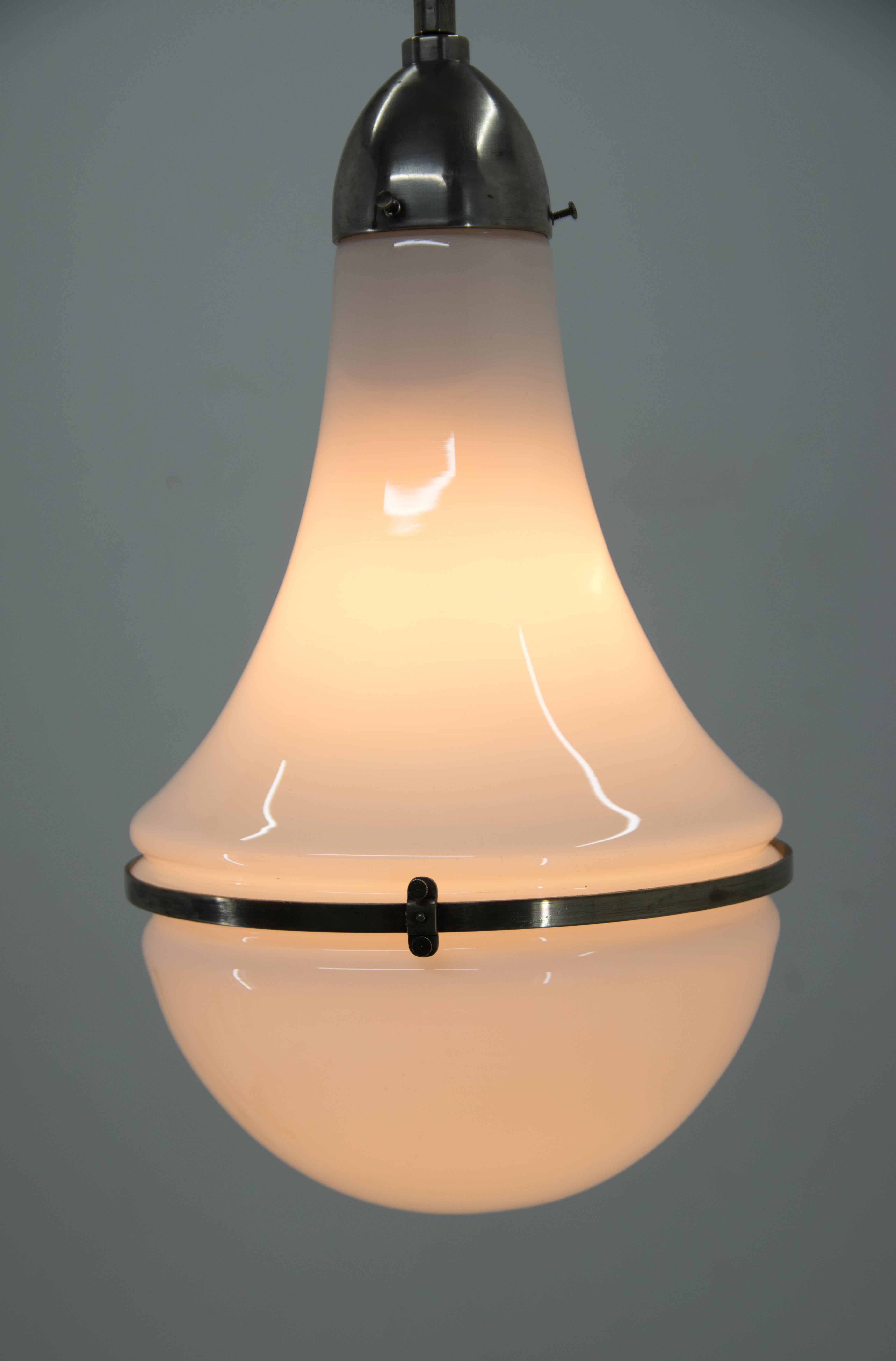 Art déco Lampe à suspension à hauteur réglable de Peter Behrens, années 1910 en vente