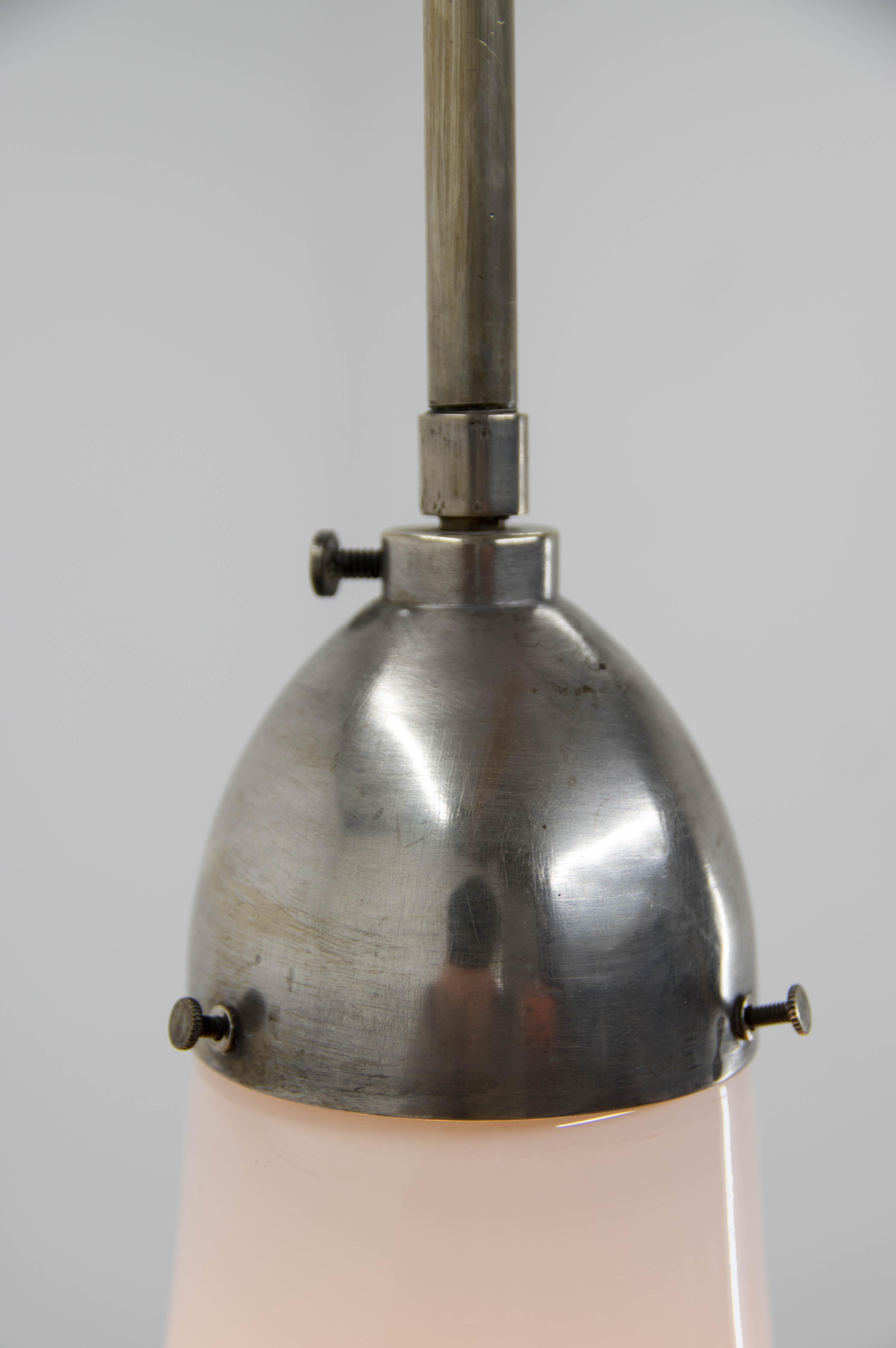 Allemand Lampe à suspension à hauteur réglable de Peter Behrens, années 1910 en vente