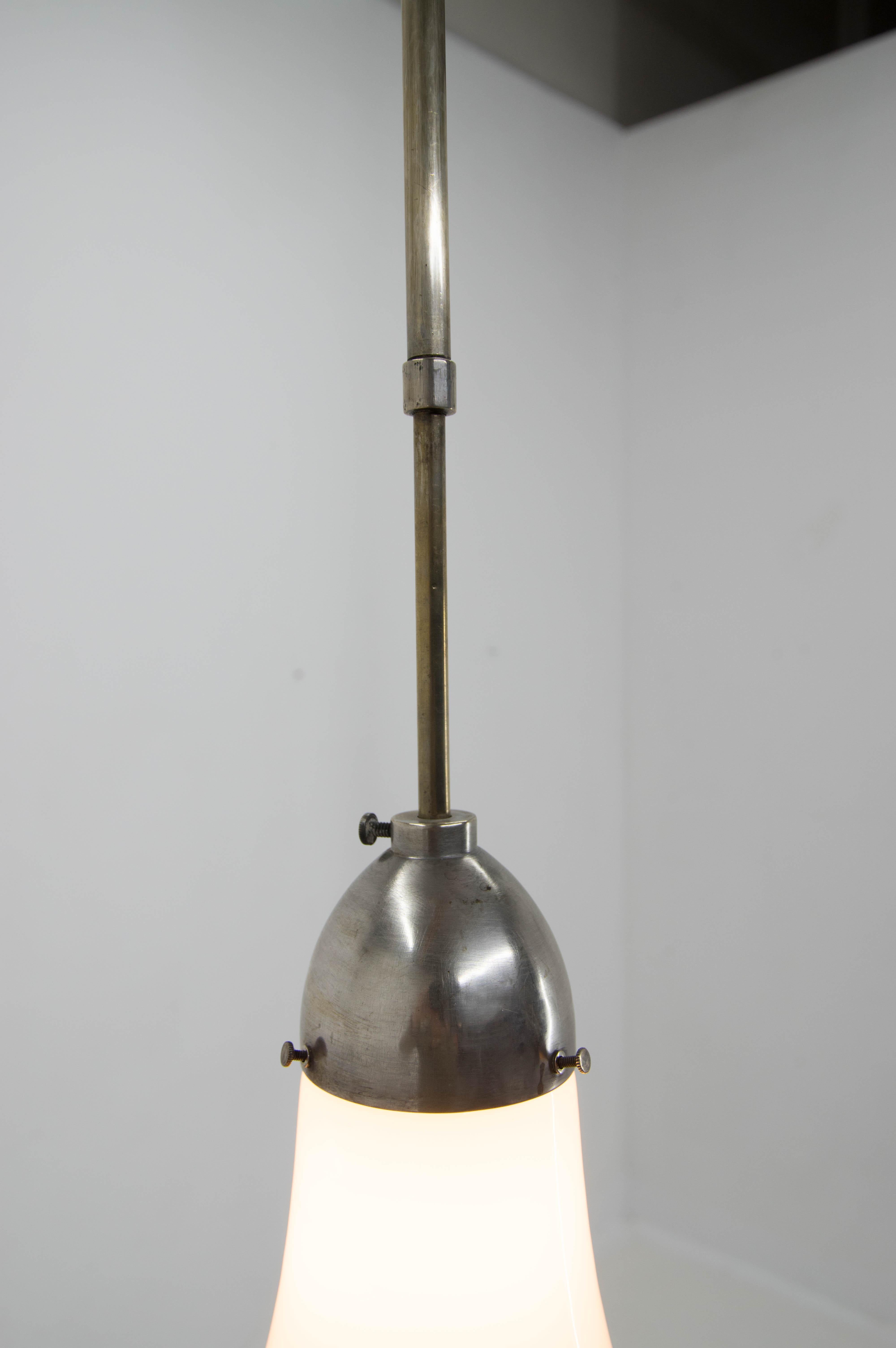 Lampe à suspension à hauteur réglable de Peter Behrens, années 1910 en vente 1