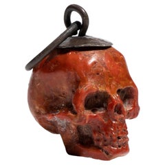 Pendant Memento Mori Red Corallum Rubrum  Italy 18th Century