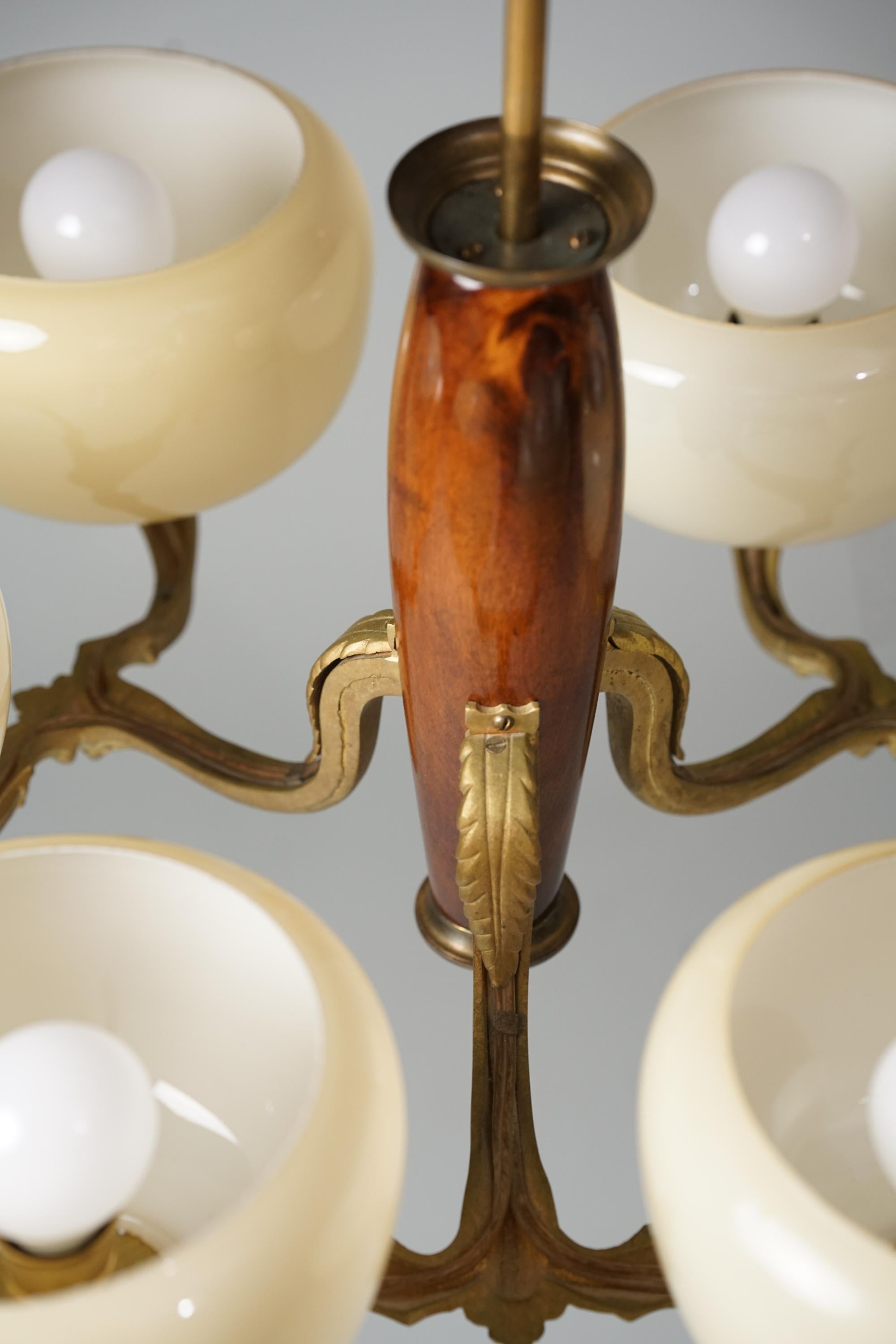 Scandinavian Modern Pendant Model 1855, Paavo Tynell, Taito Oy, 1930s