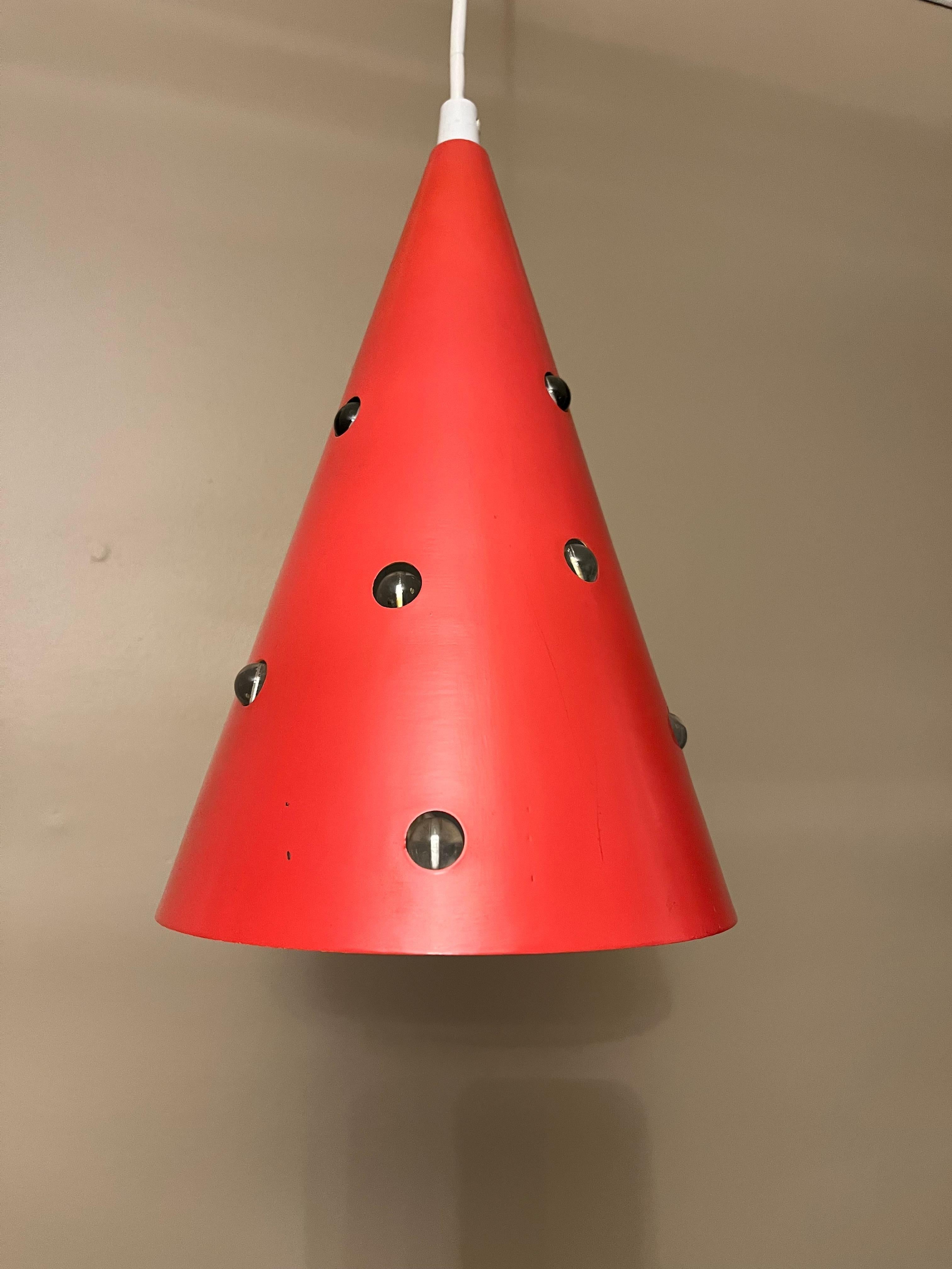 Scandinave moderne Pendentif Model K2-6 , Mauri Almari, Idman Oy, 1950/1960s en vente
